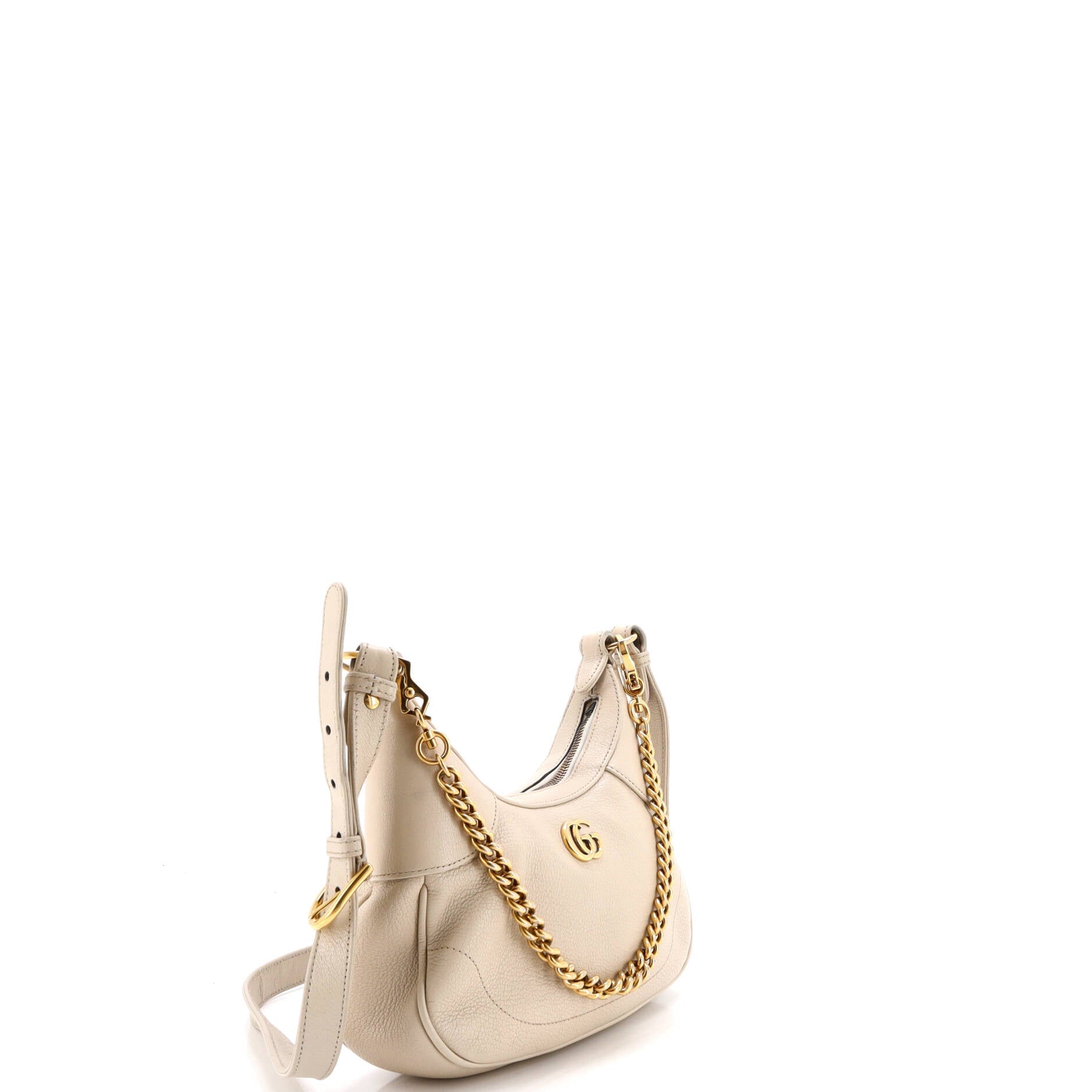 Aphrodite Zip Shoulder Bag Leather Small