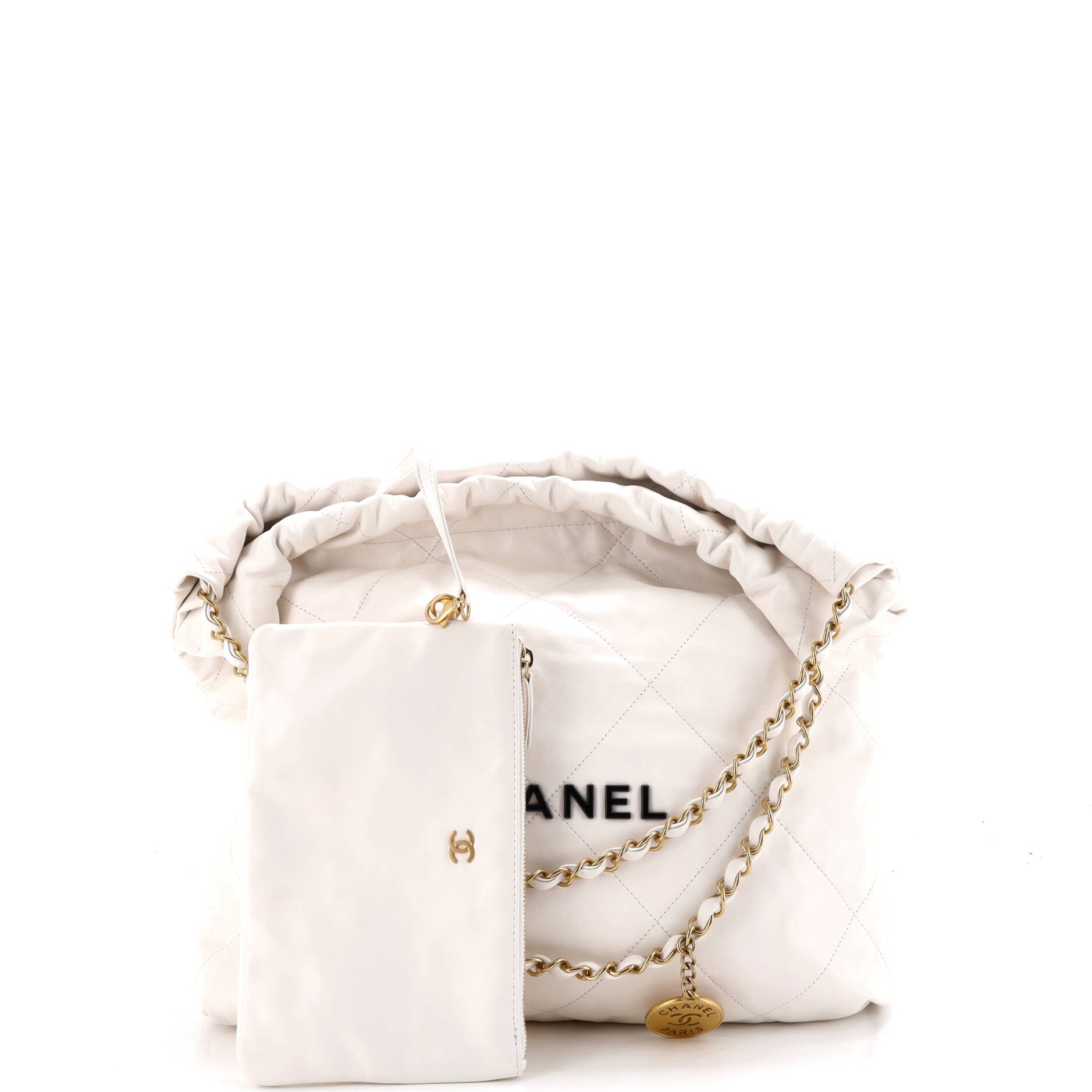 22 Chain Hobo Quilted Calfskin Medium