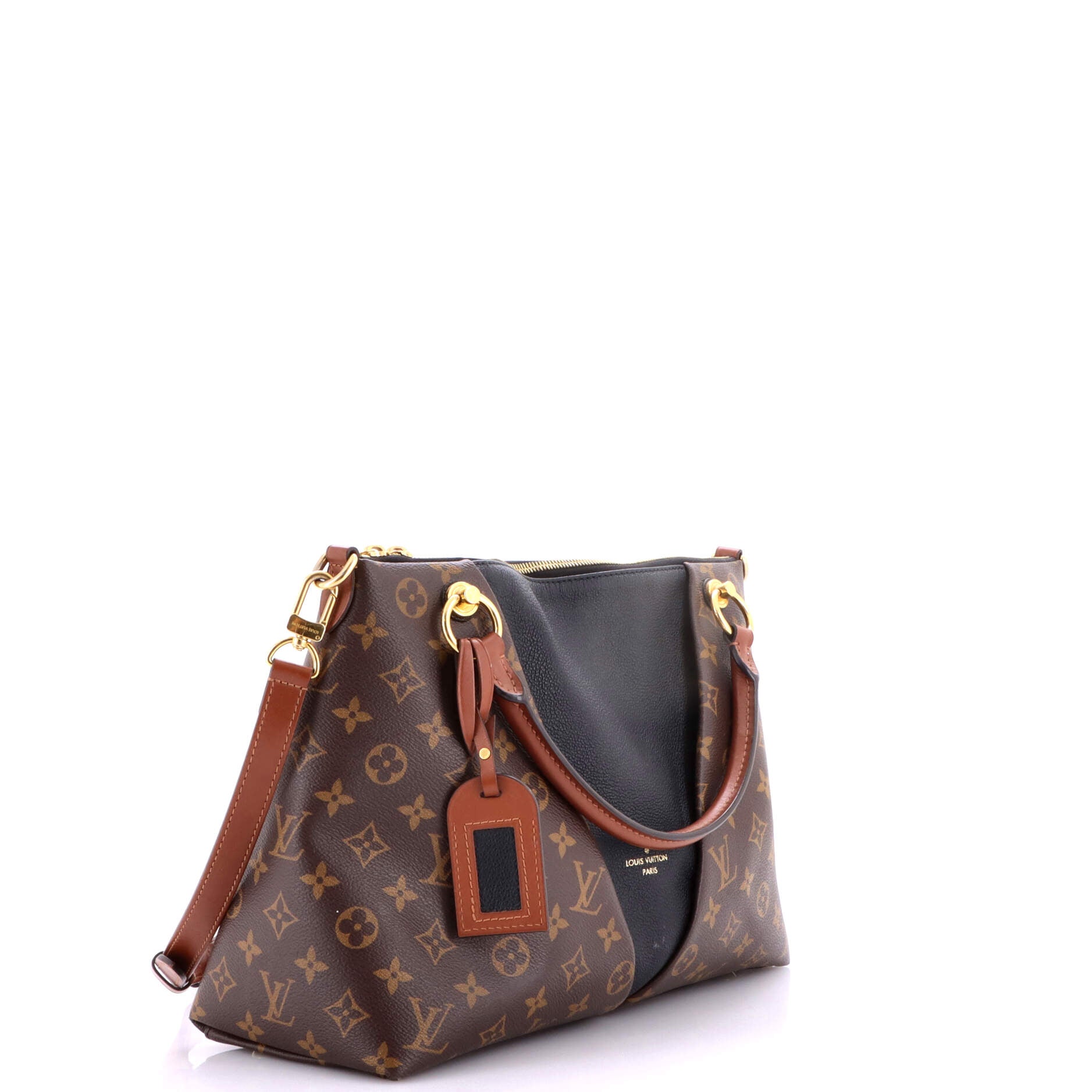 V Tote Monogram Canvas and Leather MM