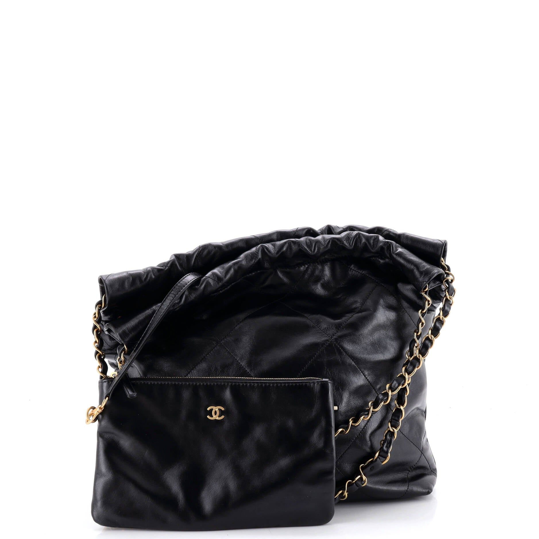 22 Chain Hobo Quilted Calfskin Small