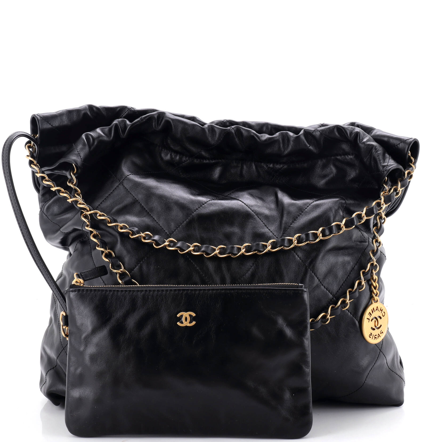 22 Chain Hobo Quilted Calfskin Medium