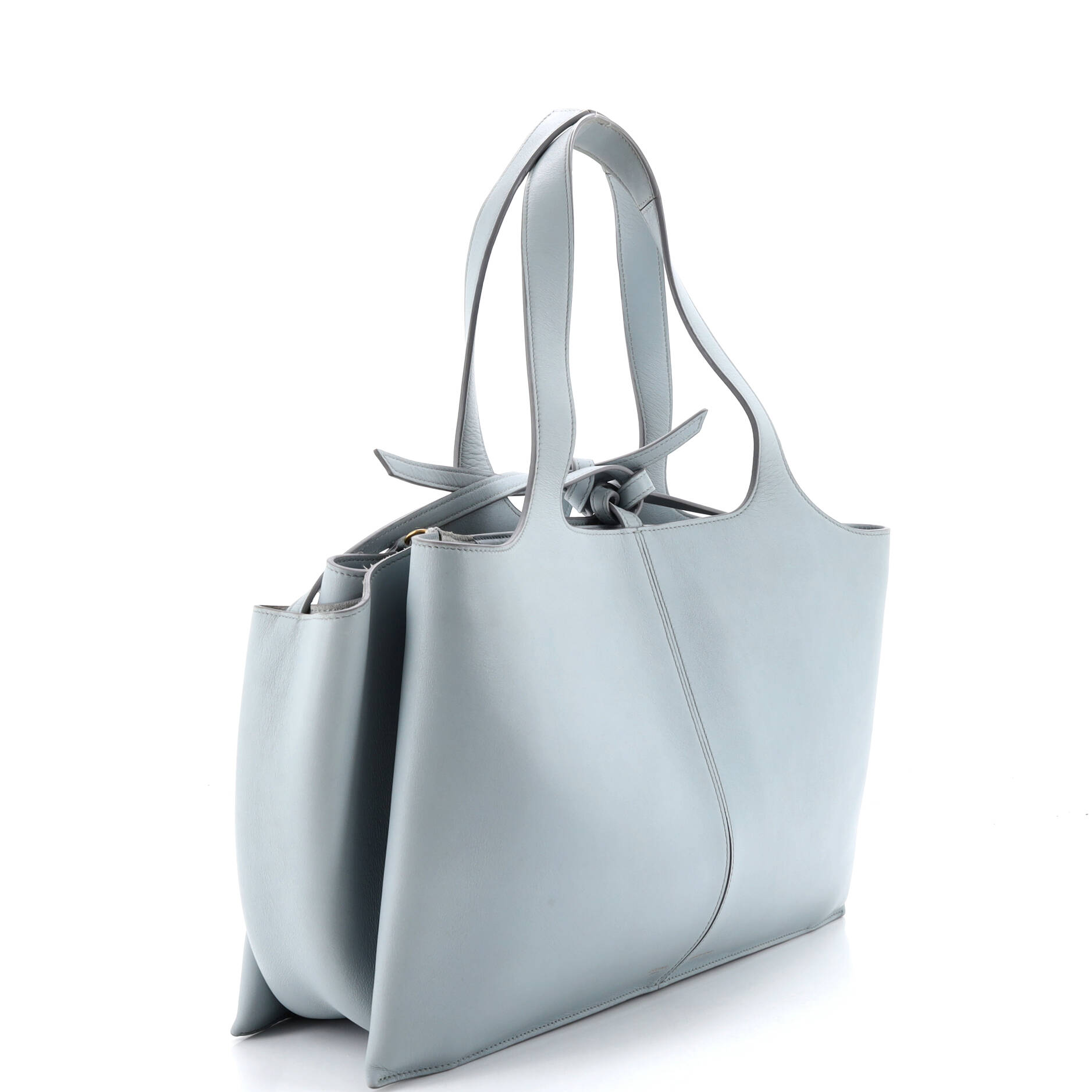 Tri-Fold Shoulder Bag Smooth Calfskin Medium