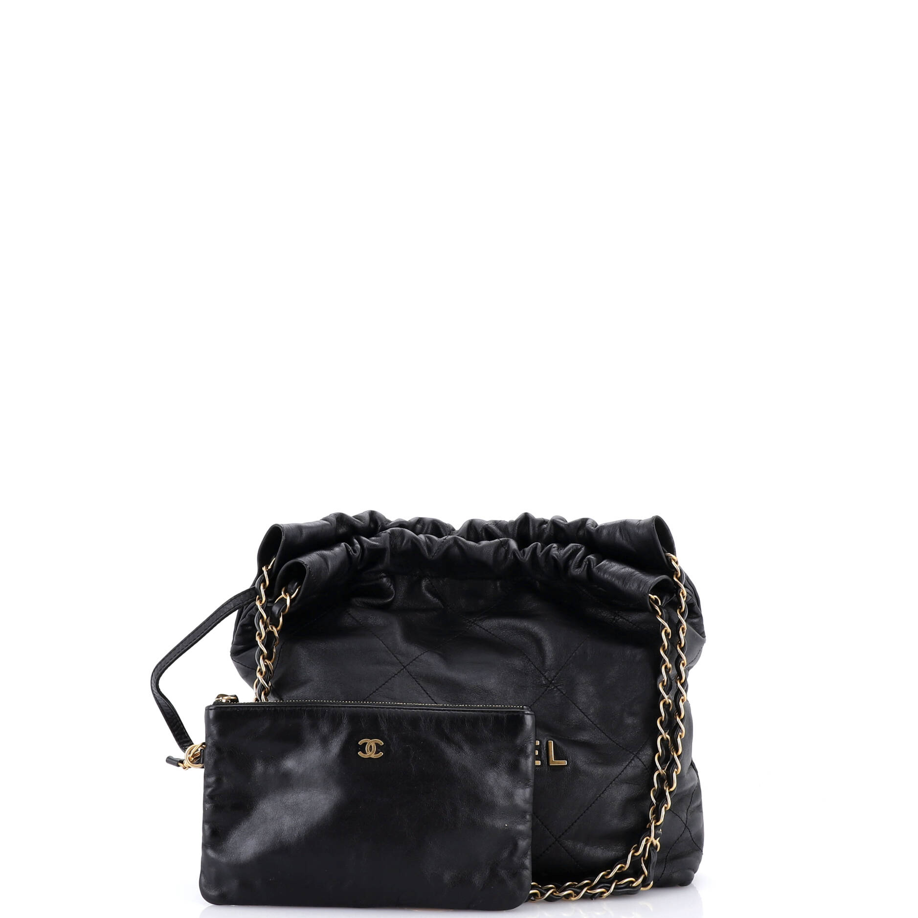 22 Chain Hobo Quilted Calfskin Small