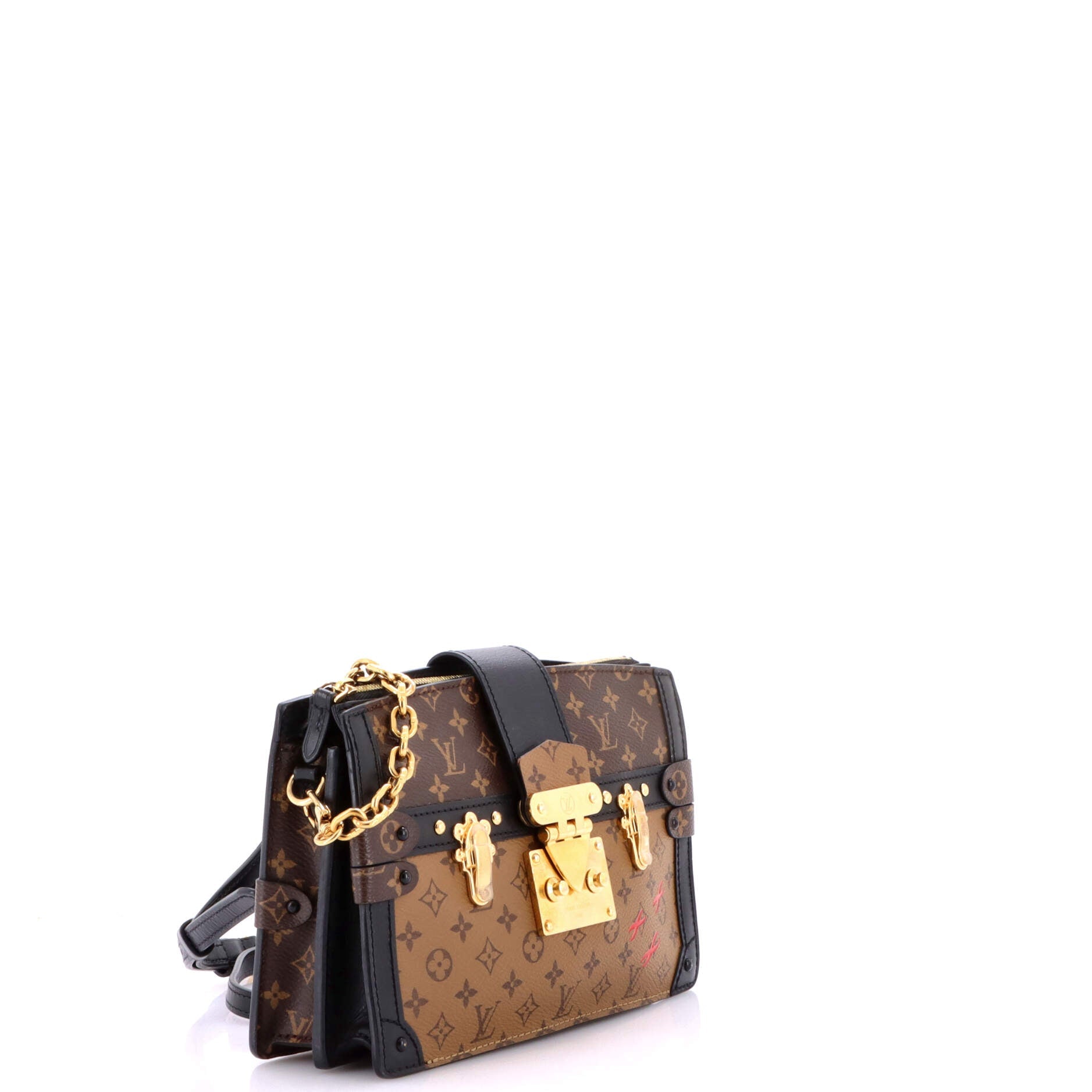 Trunk Clutch Reverse Monogram Canvas