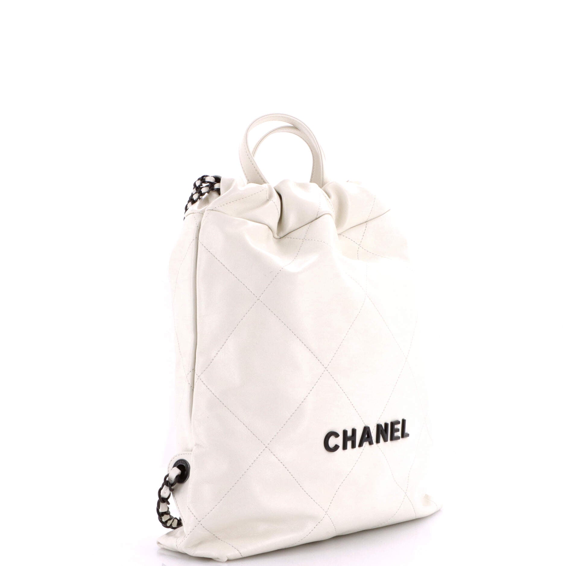 22 Chain Backpack Quilted Calfskin Medium