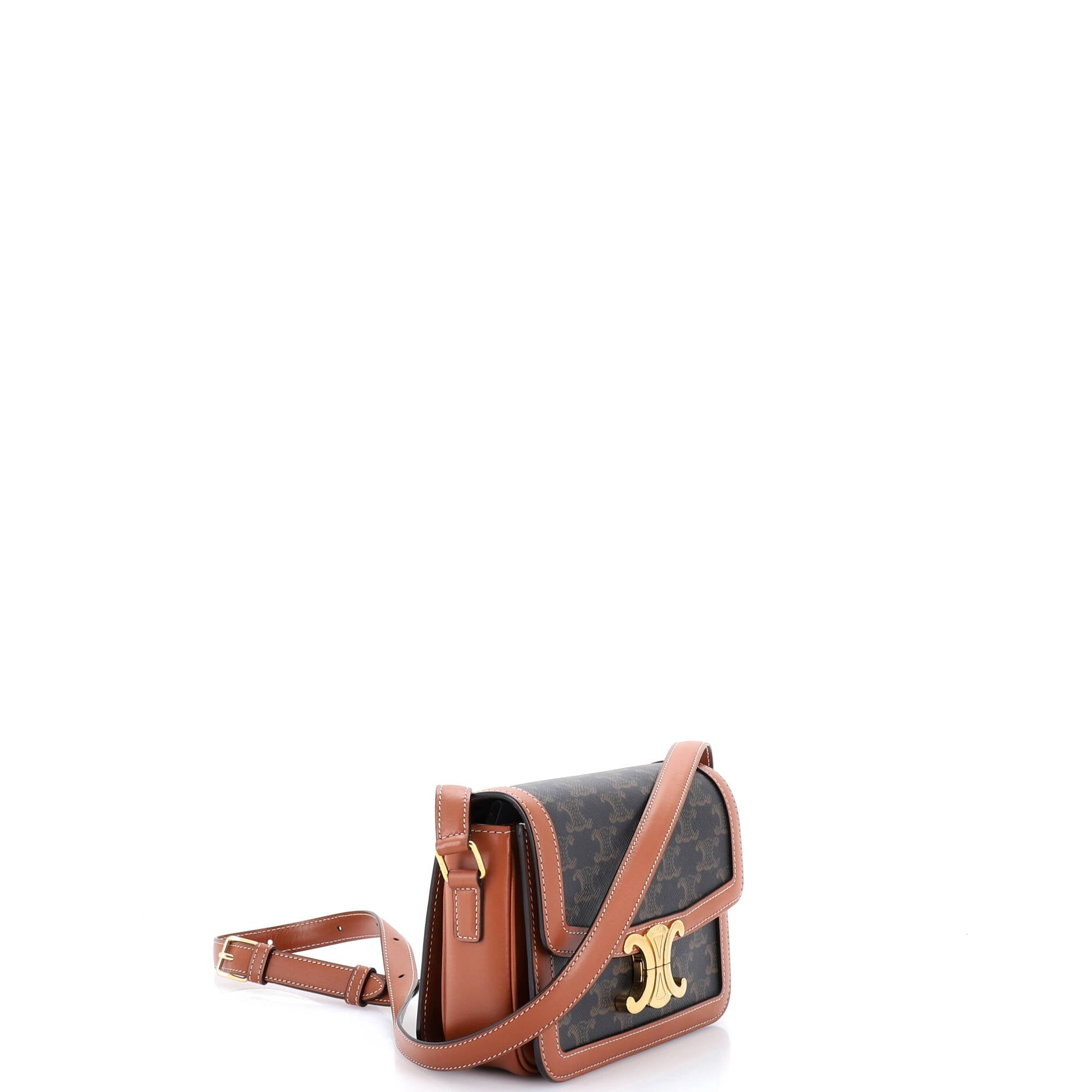 Triomphe Shoulder Bag Triomphe Coated Canvas Teen
