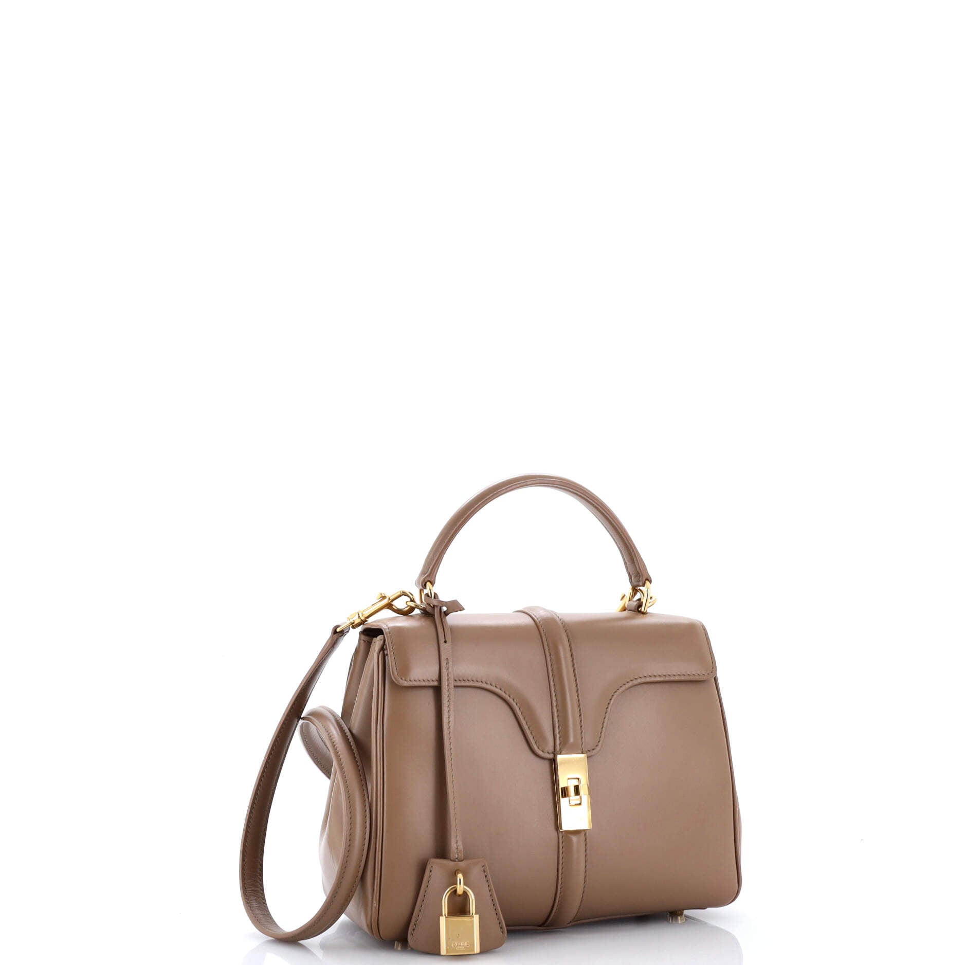 16 Top Handle Bag Grained Calfskin Small