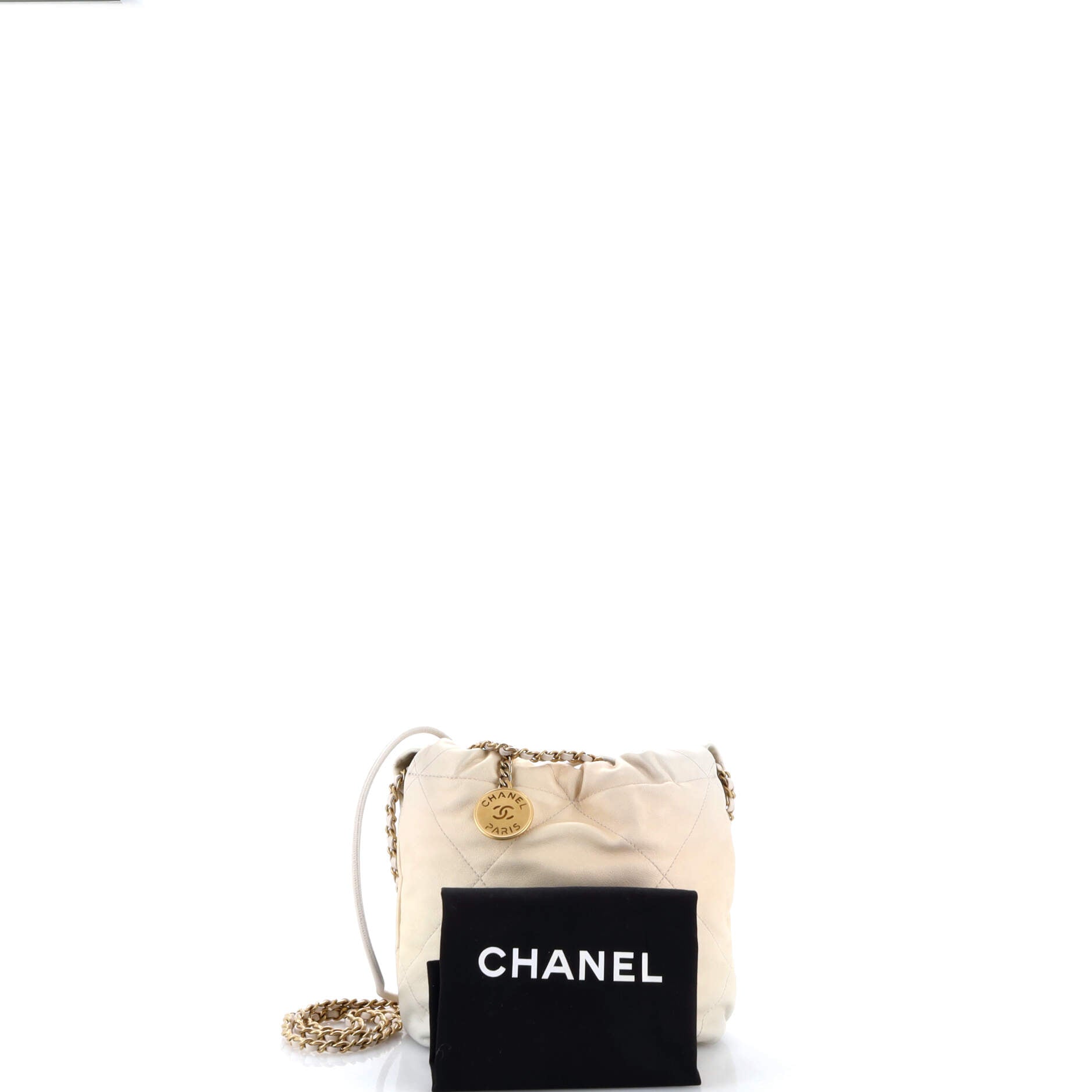 22 Chain Hobo Quilted Shaded Calfskin Mini