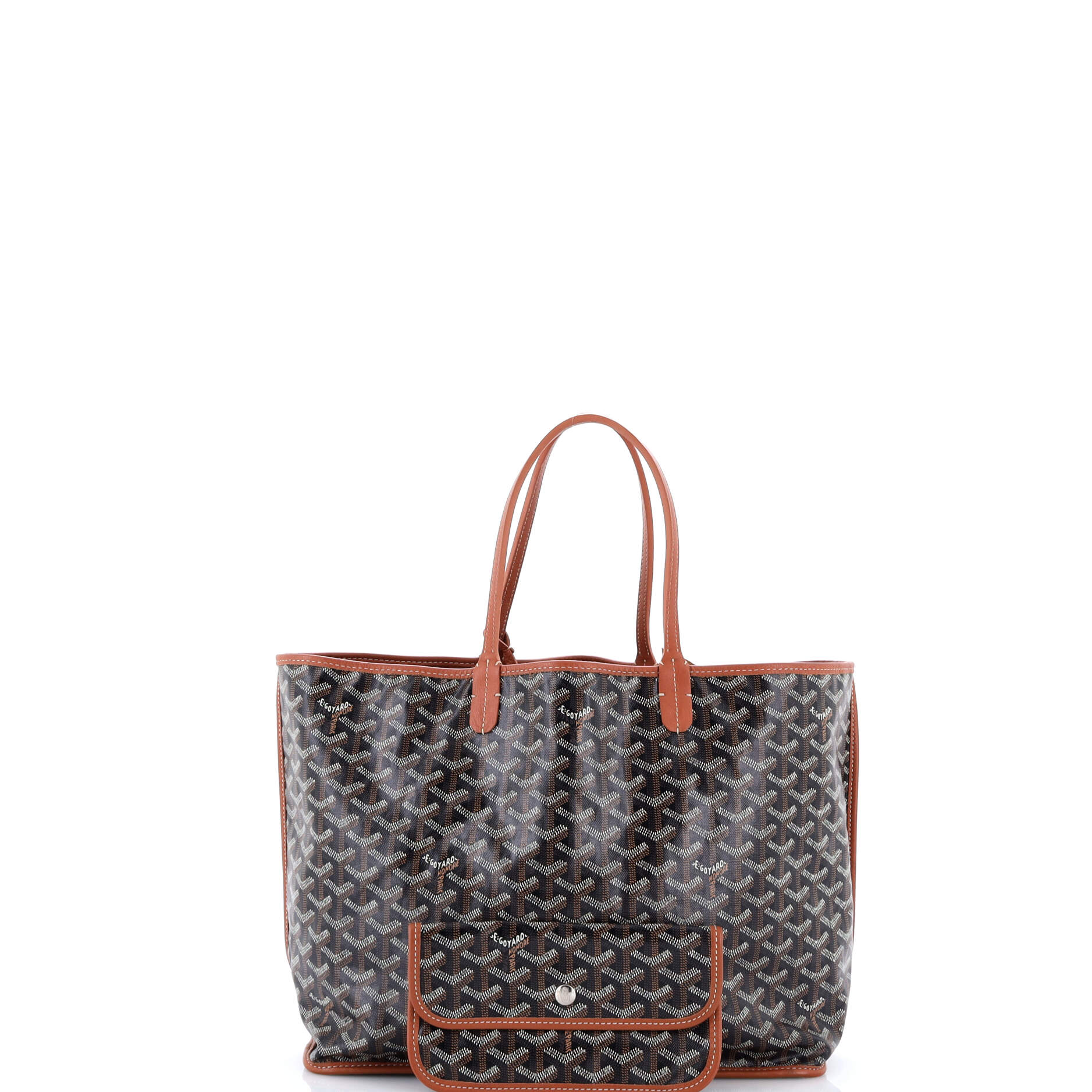Anjou Reversible Tote Coated Canvas PM