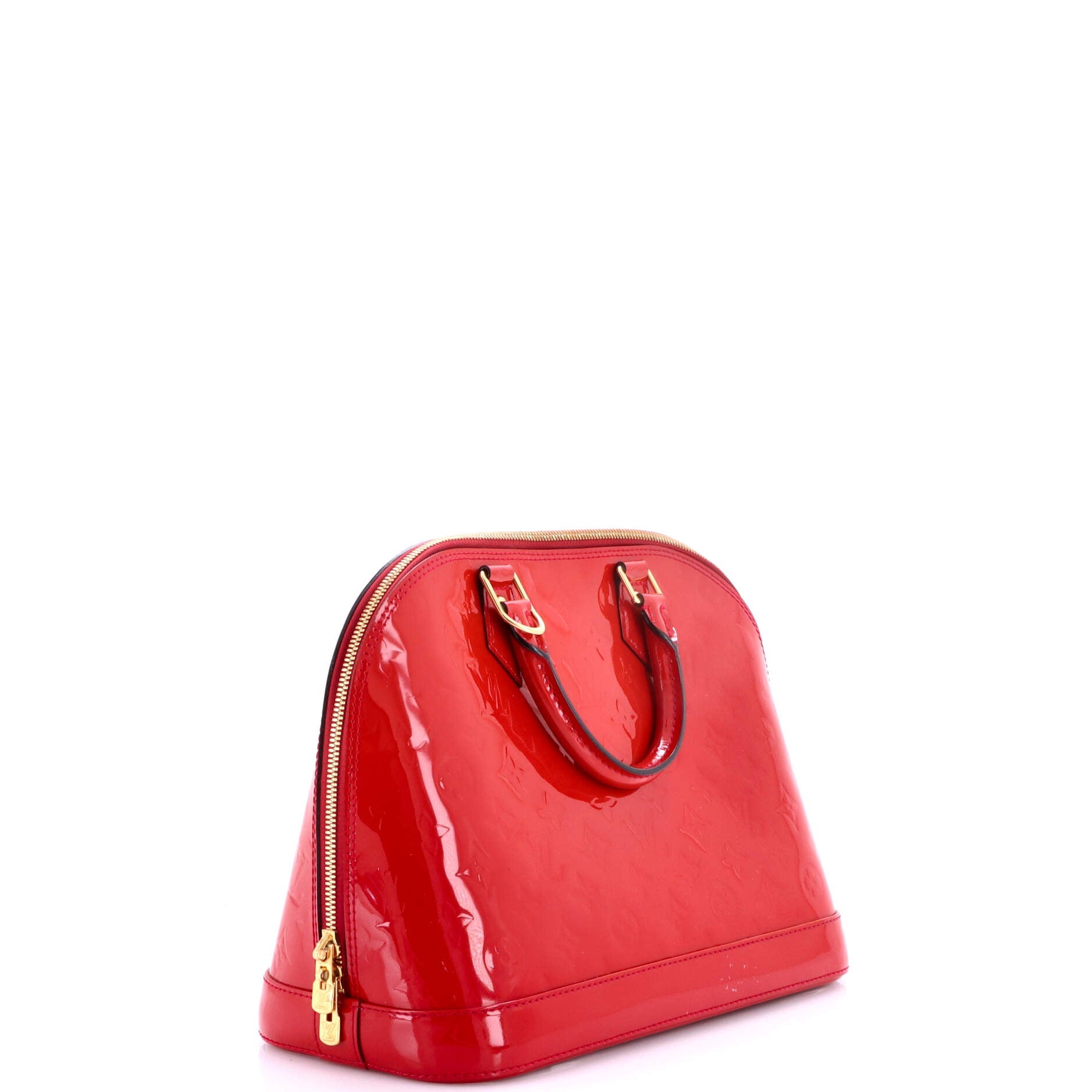 Alma Handbag Monogram Vernis PM