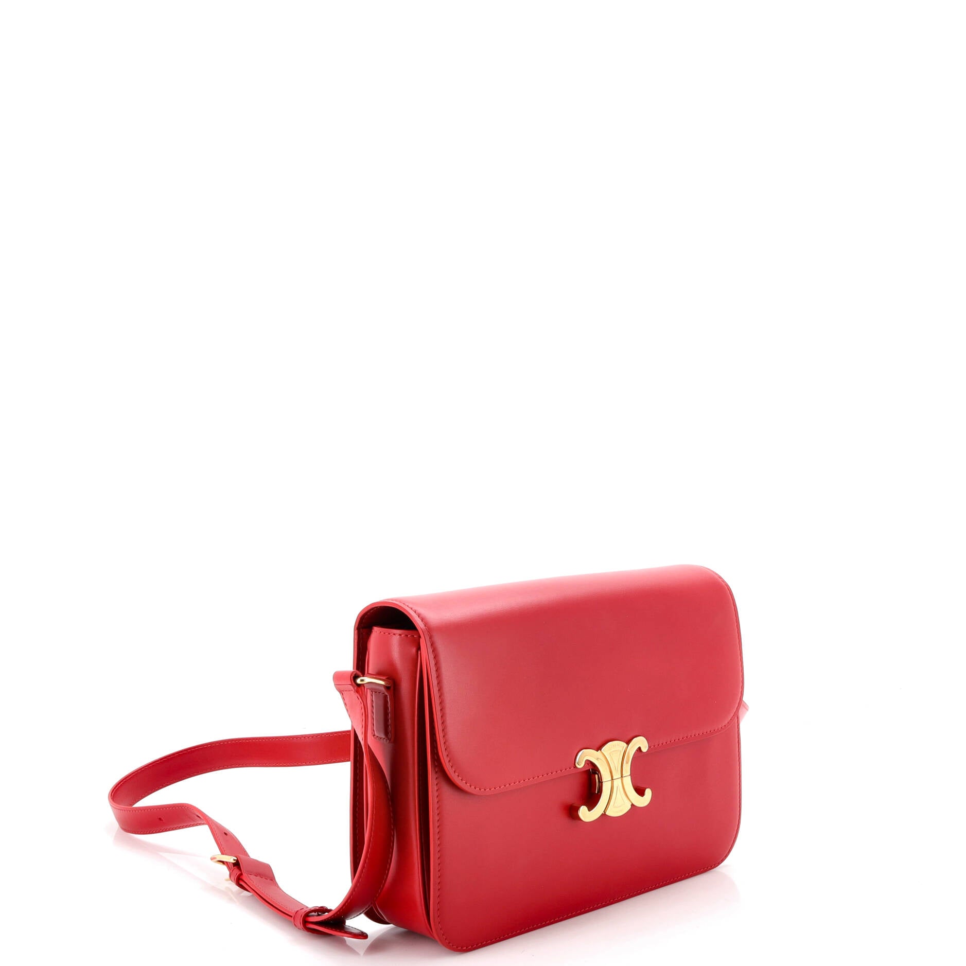 Triomphe Shoulder Bag Smooth Calfskin Large