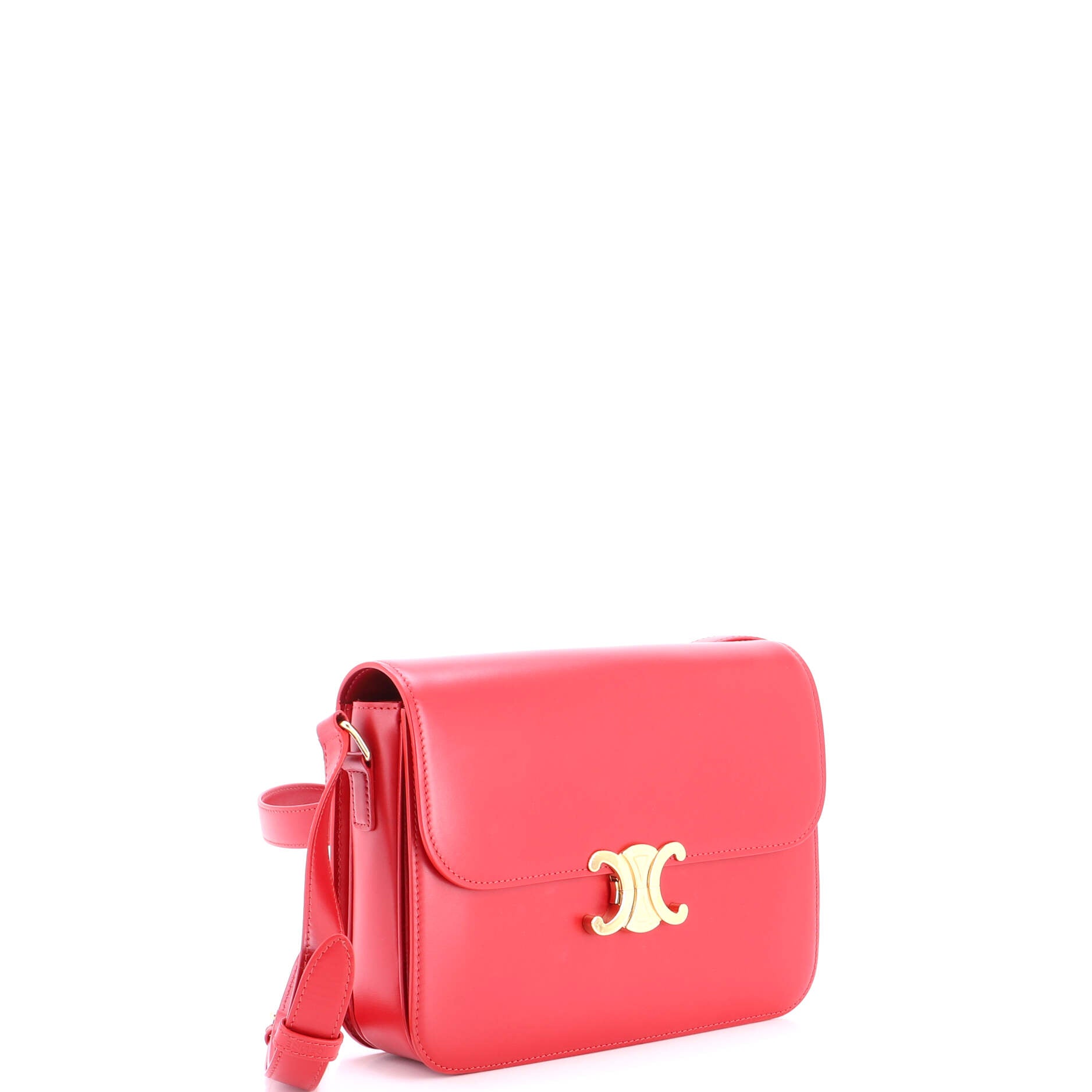 Triomphe Shoulder Bag Smooth Calfskin Large
