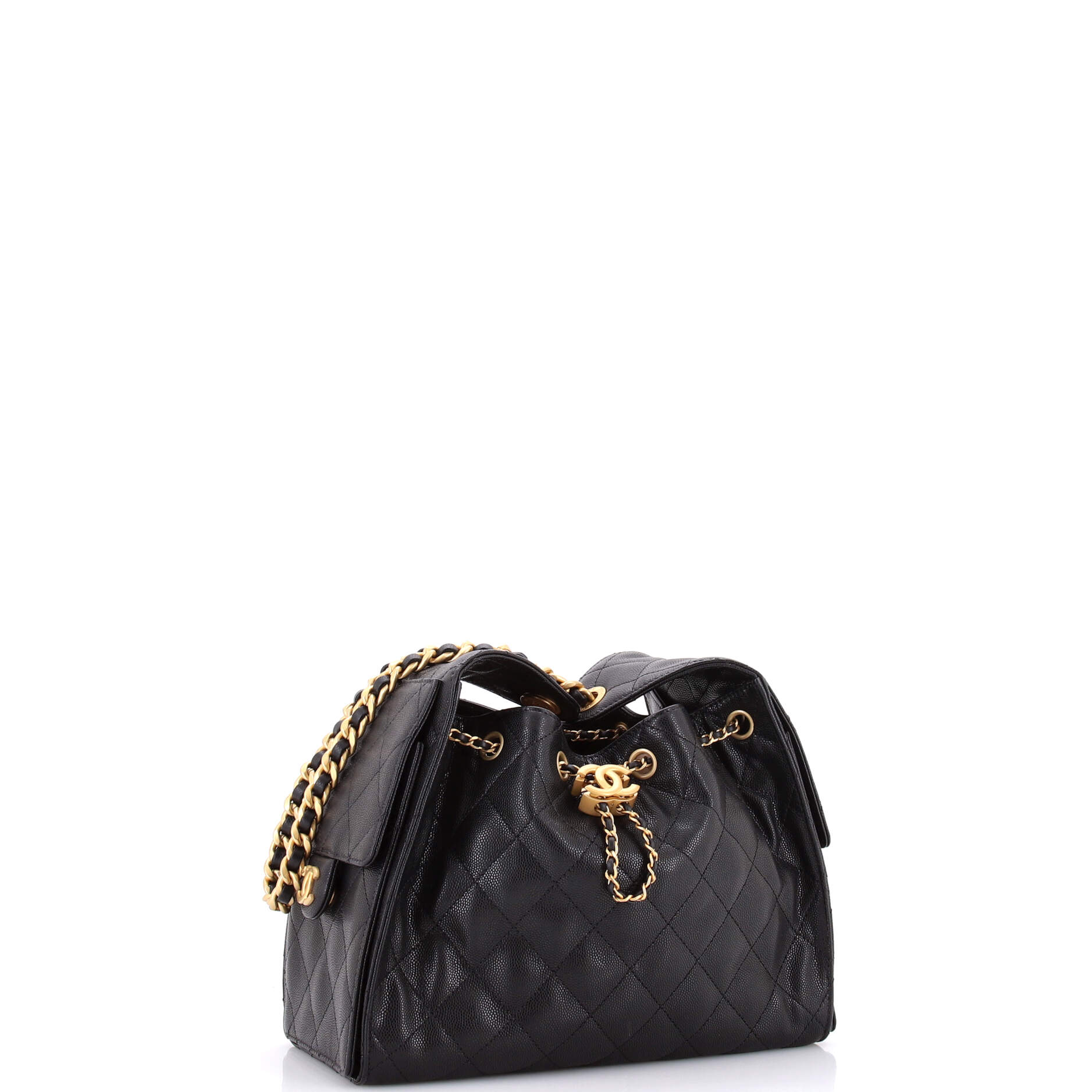 25 Hobo Bag Quilted Caviar Small