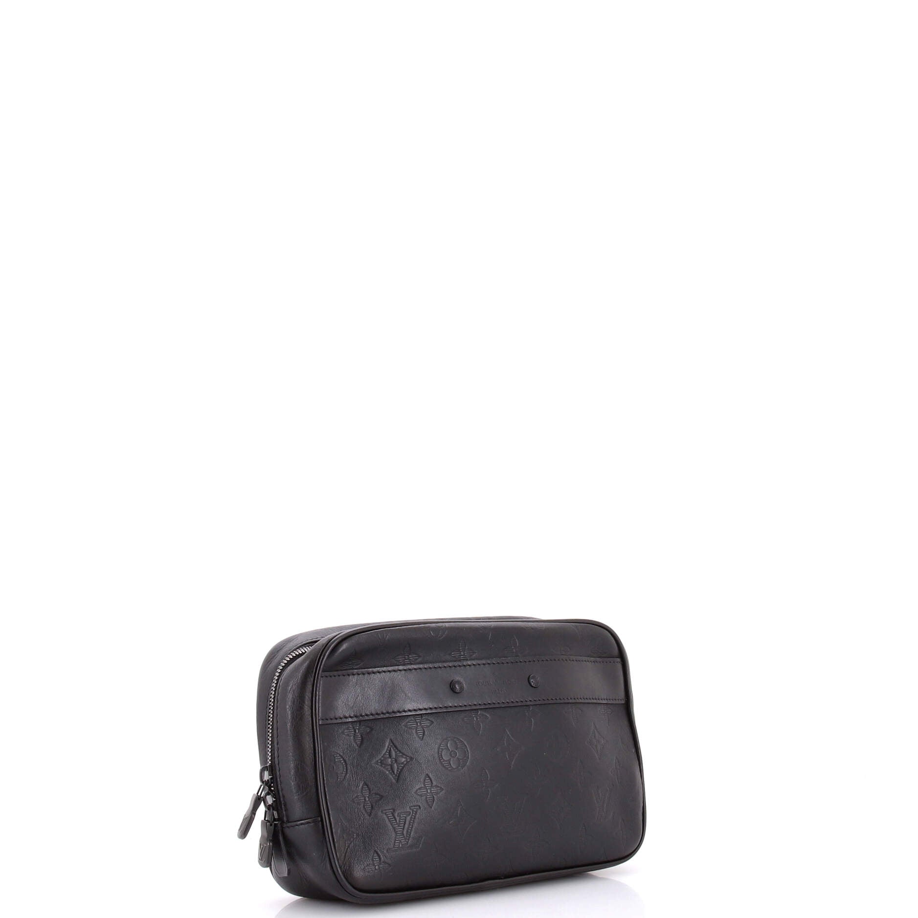 Toiletry Pouch Monogram Shadow Leather GM