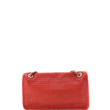 Up In The Air Flap Bag Perforated Leather Medium