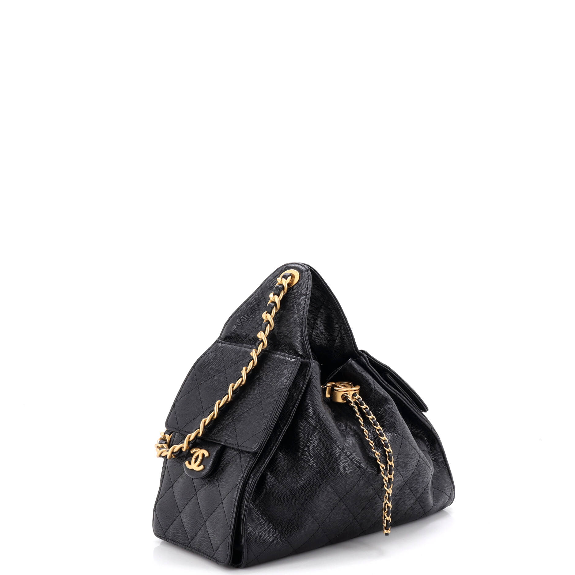 25 Hobo Bag Quilted Caviar Small