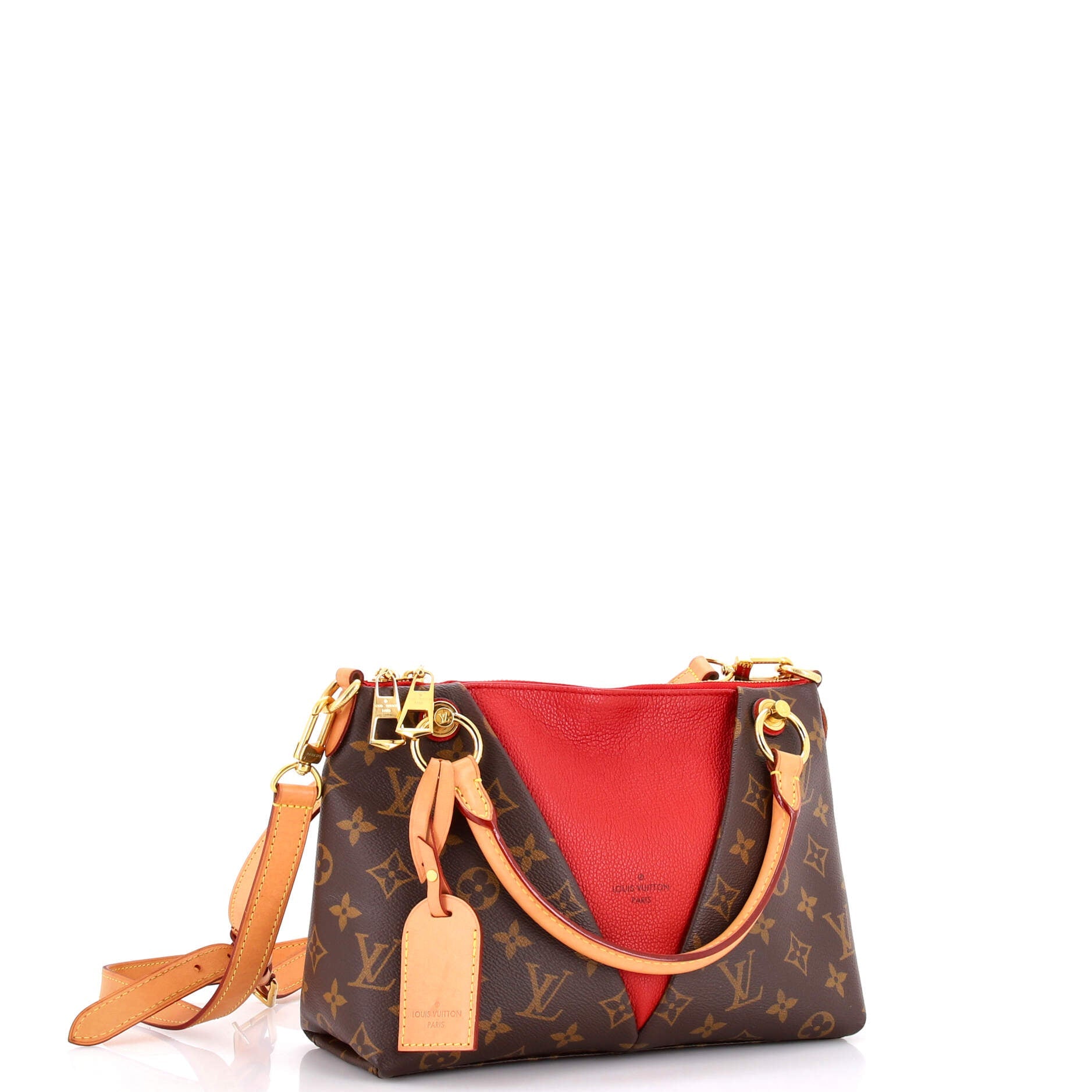 V Tote Monogram Canvas and Leather BB