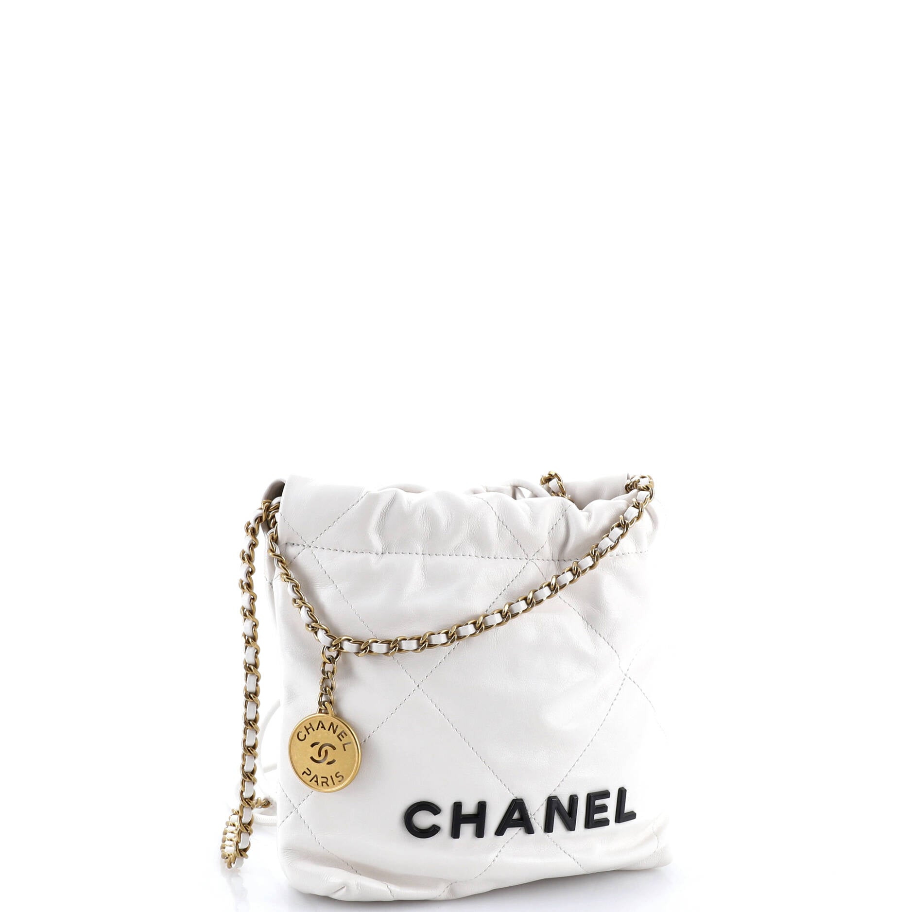 22 Chain Hobo Quilted Calfskin Mini
