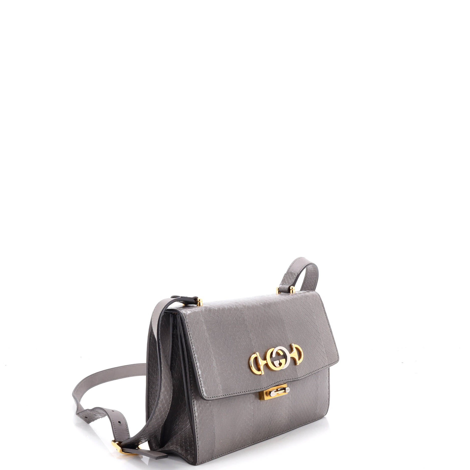 Zumi Shoulder Bag Python Small