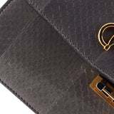 Zumi Shoulder Bag Python Small