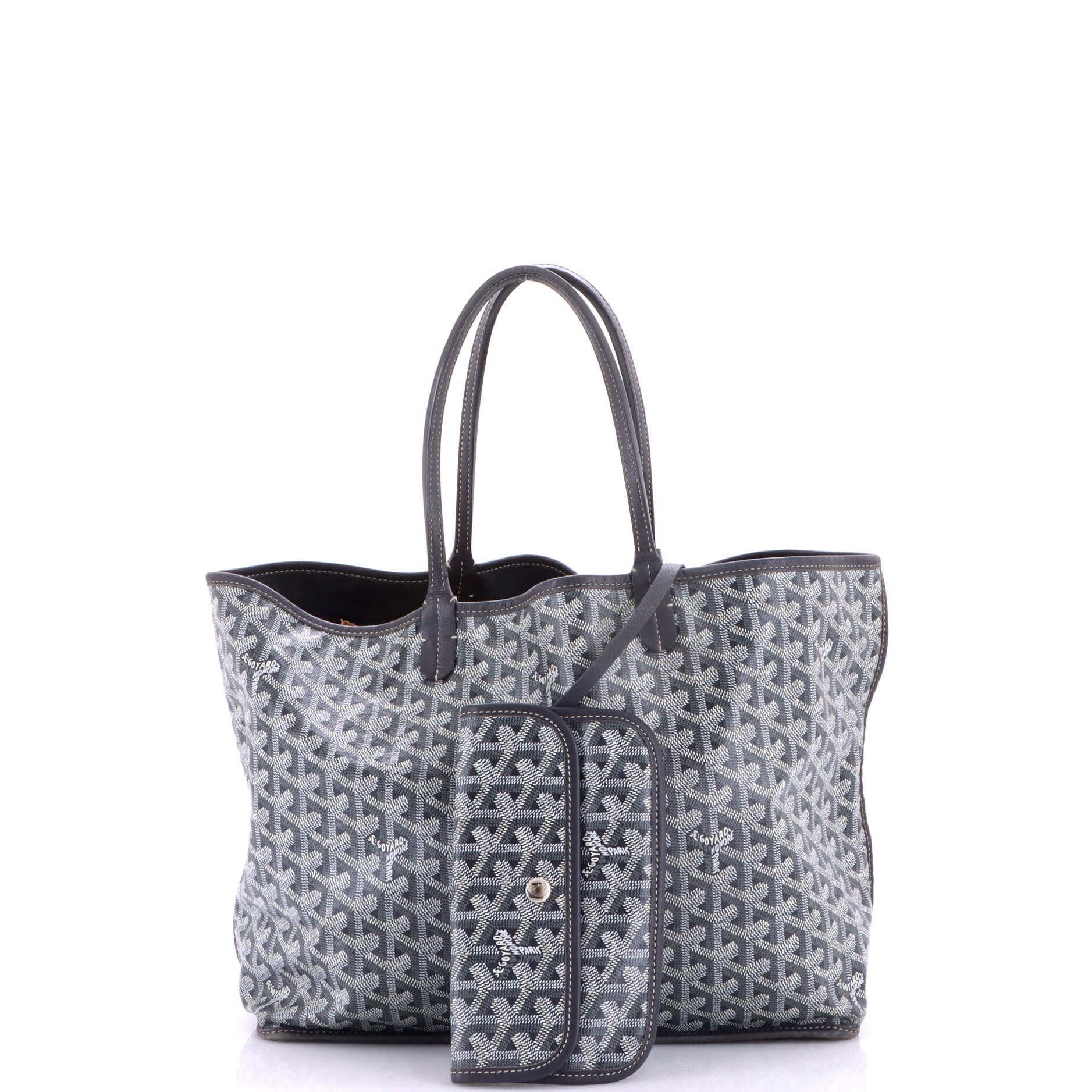 Anjou Reversible Tote Coated Canvas PM