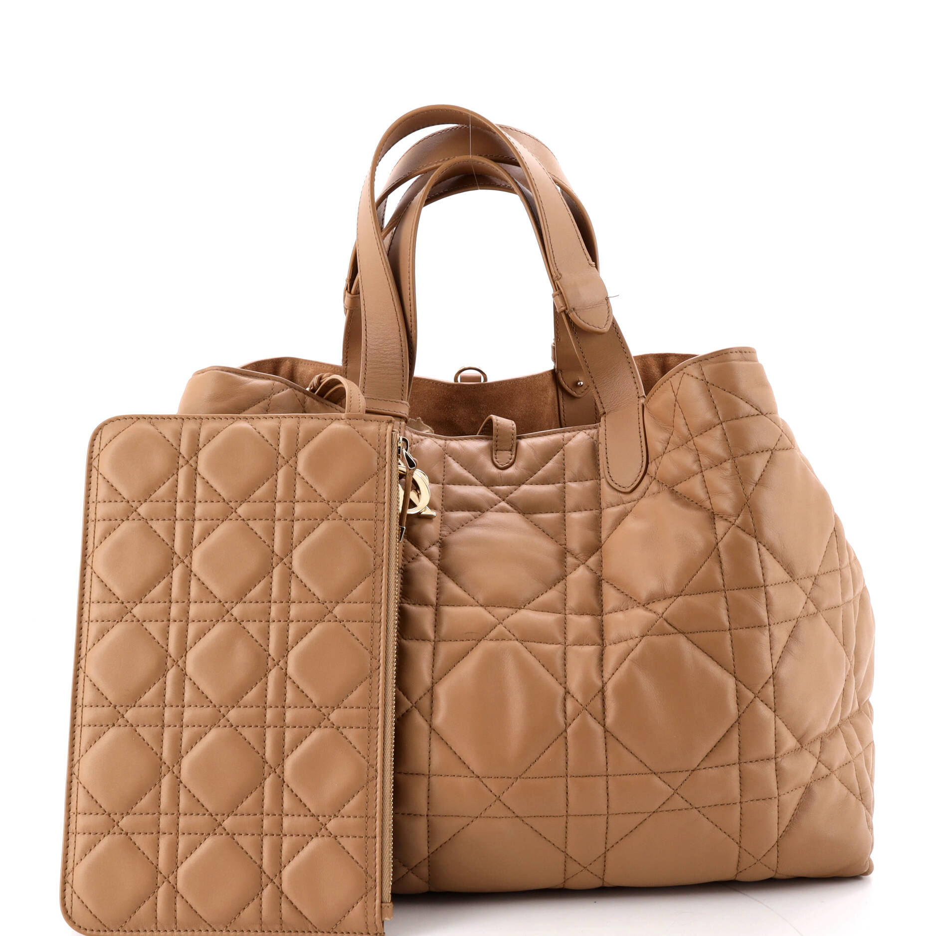 Toujours Tote Bag Macrocannage Quilt Calfskin Large