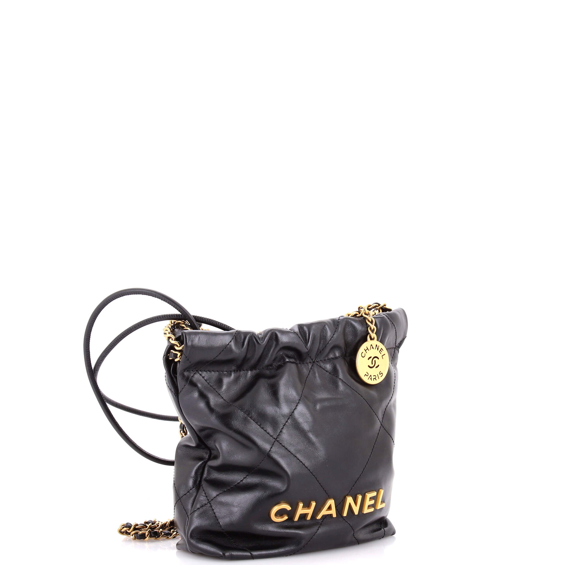 22 Chain Hobo Quilted Calfskin Mini