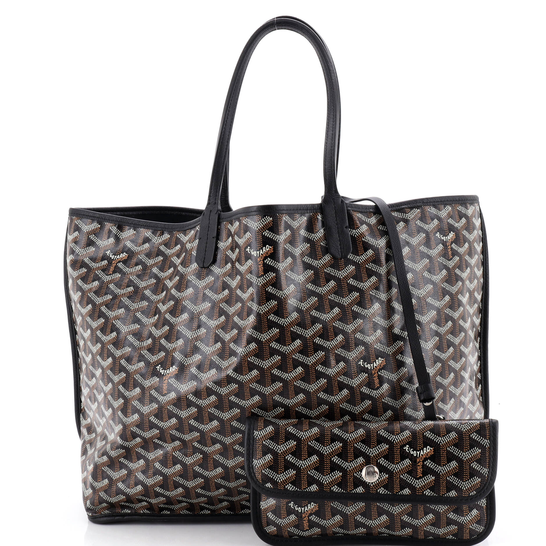 Anjou Reversible Tote Coated Canvas PM
