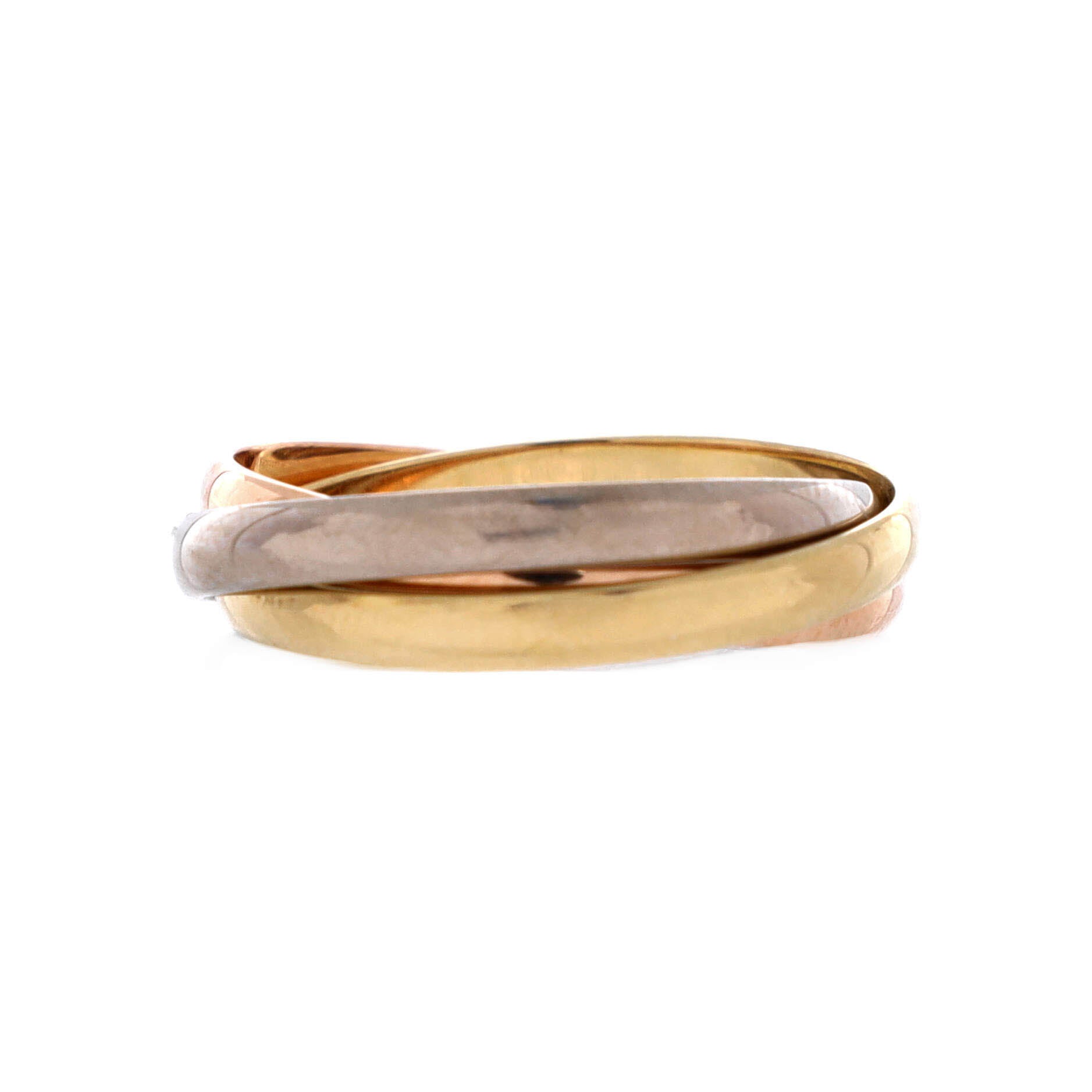 Trinity Ring 18K Tricolor Gold Small