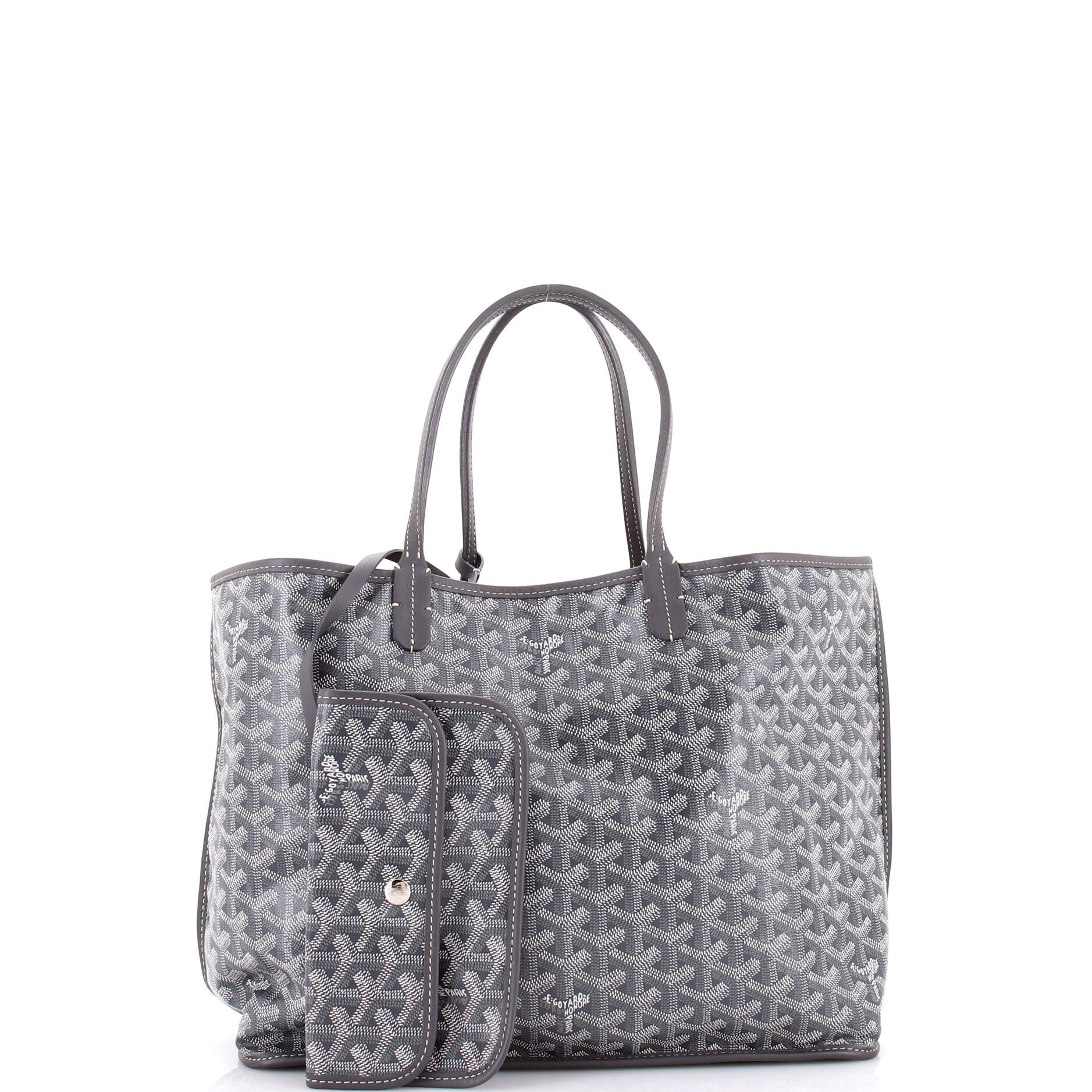 Anjou Reversible Tote Coated Canvas PM