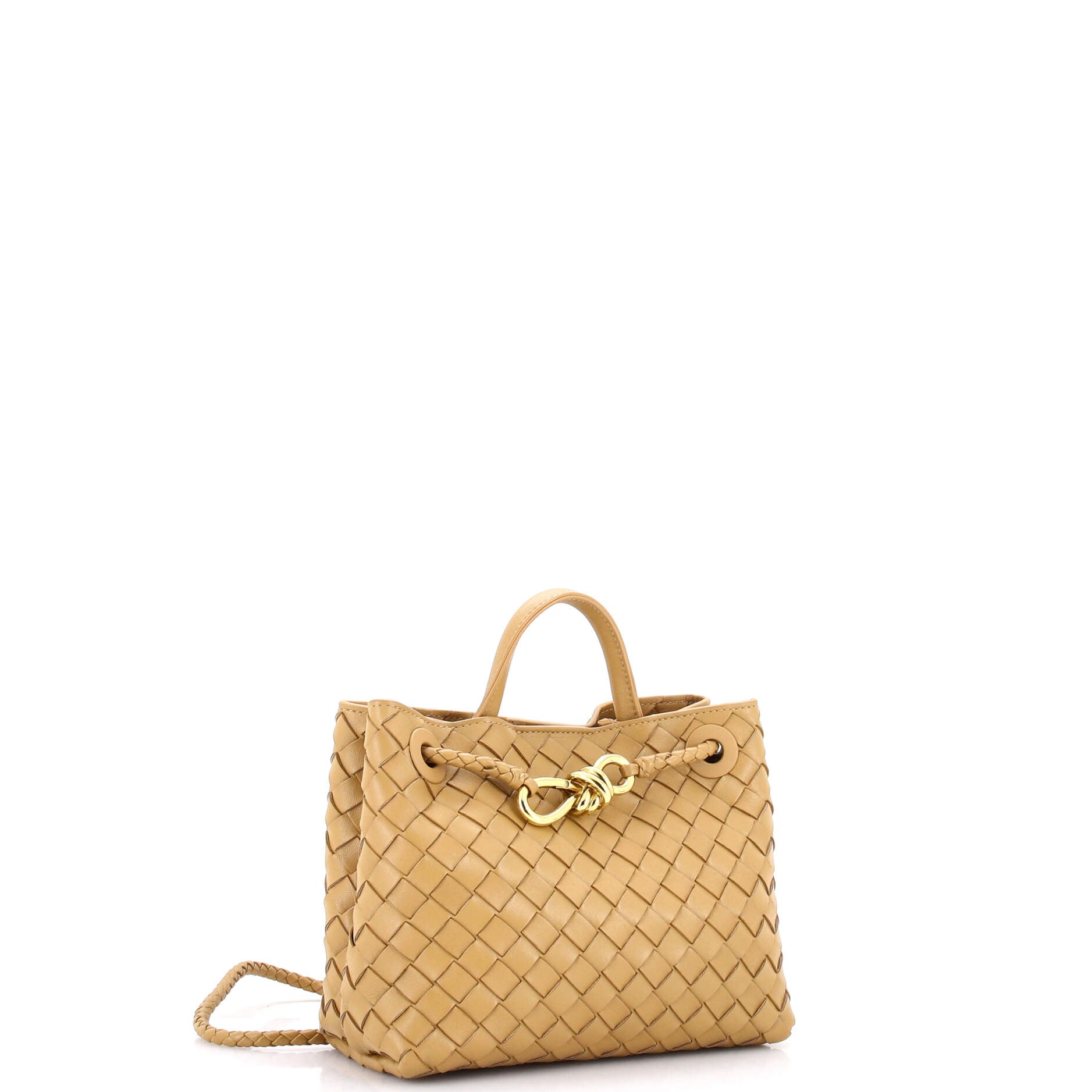 Andiamo Top Handle Bag Intrecciato Nappa Small