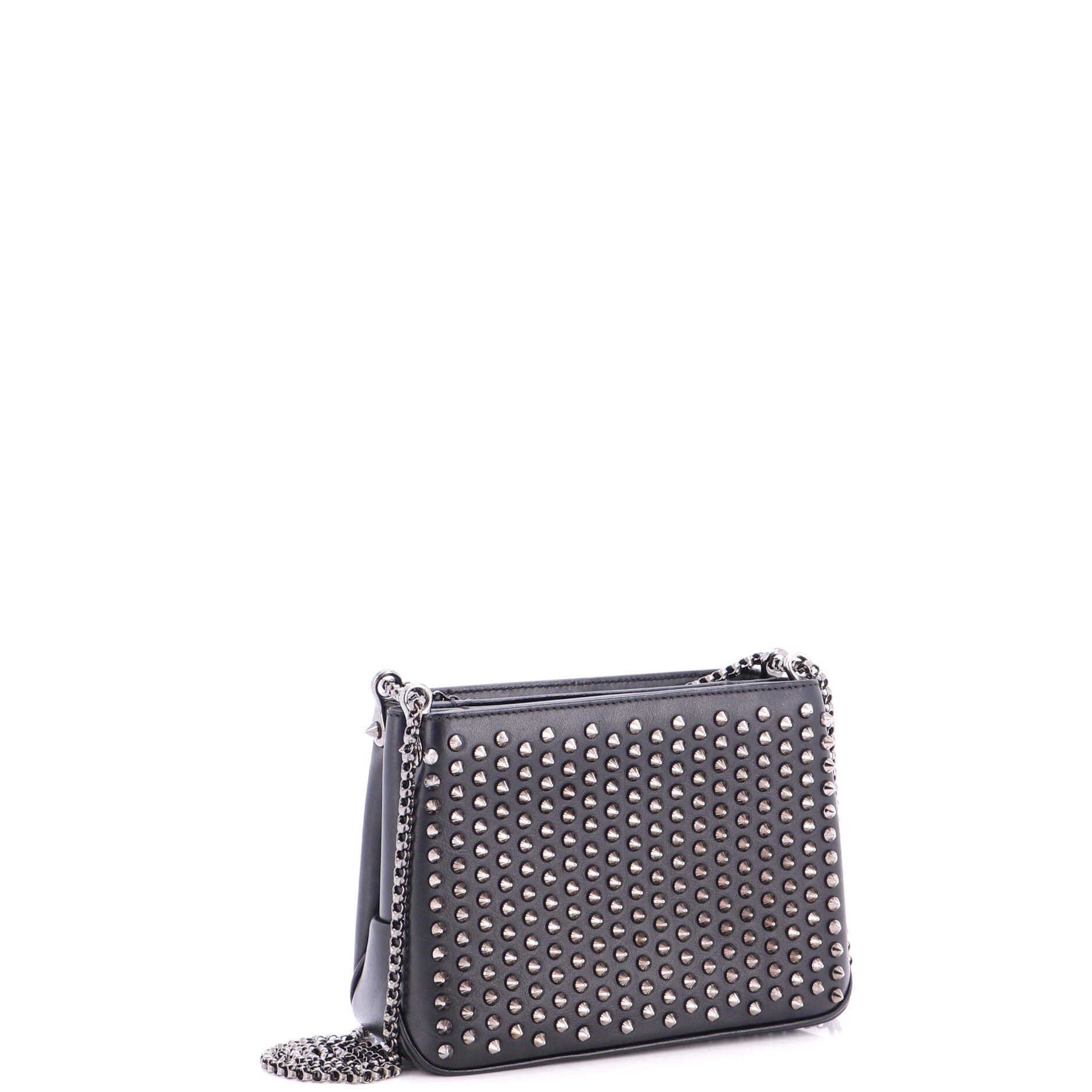 Triloubi Chain Bag Spiked Leather Small