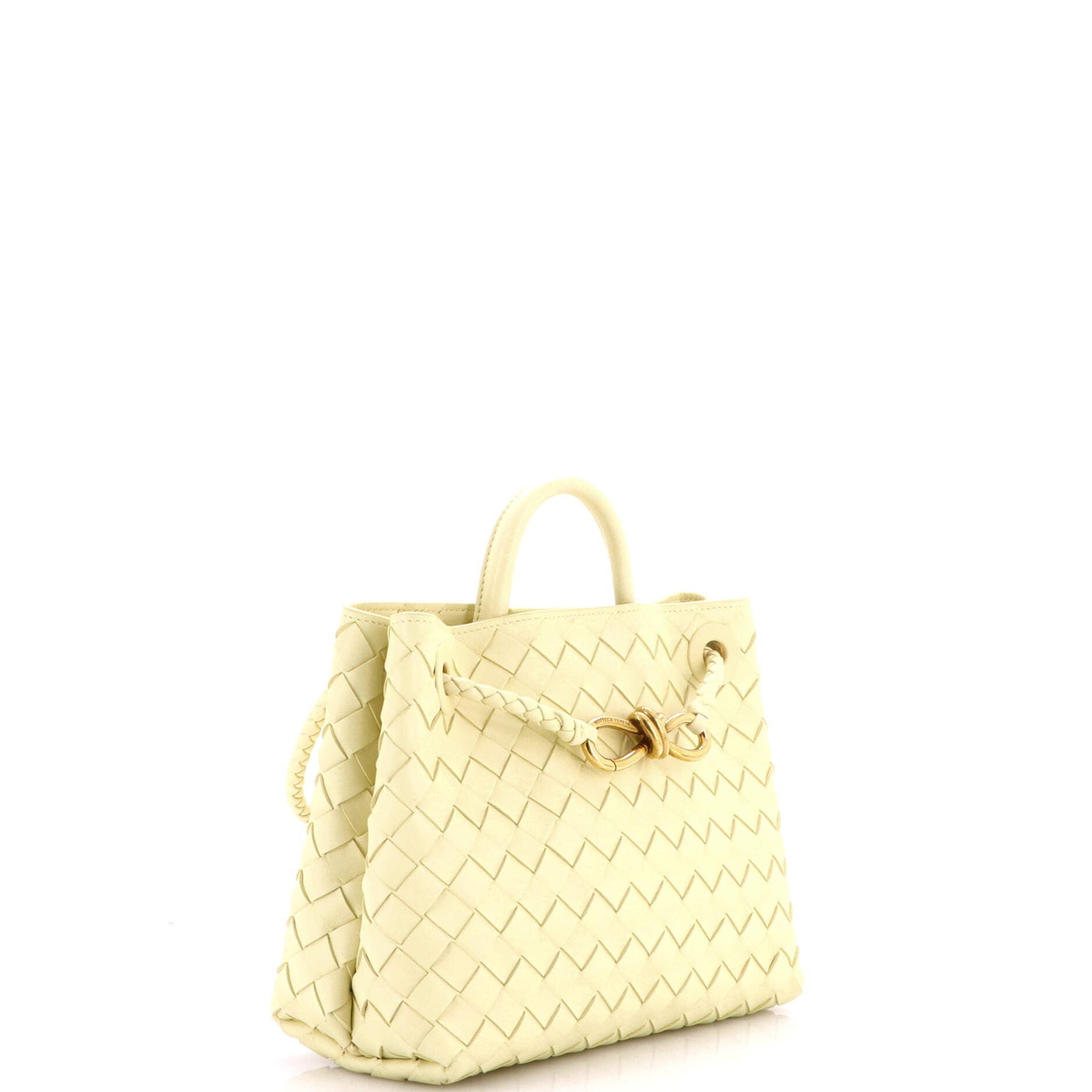Andiamo Top Handle Bag Intrecciato Nappa Small