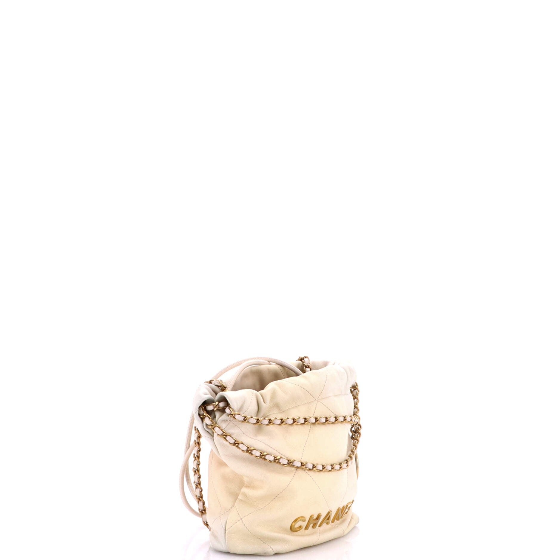 22 Chain Hobo Quilted Shaded Calfskin Mini