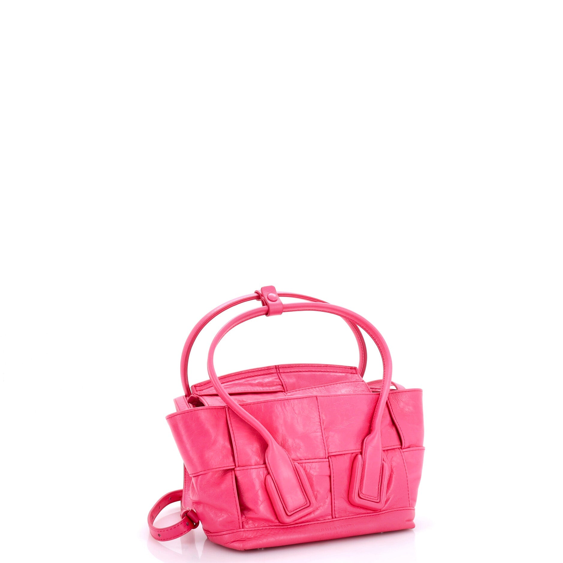 Arco Bag Maxi Intrecciato Leather Mini