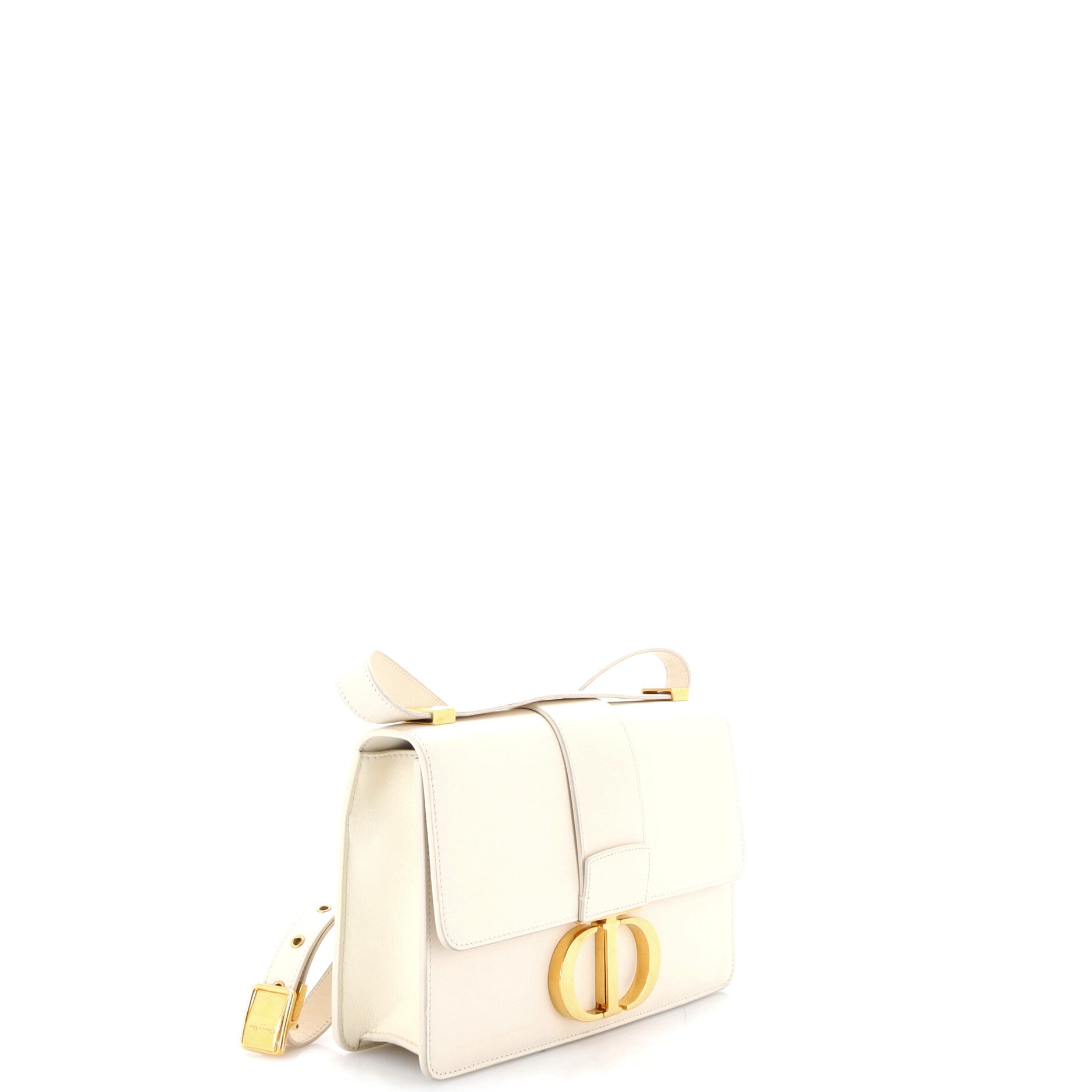 30 Montaigne Flap Bag Leather