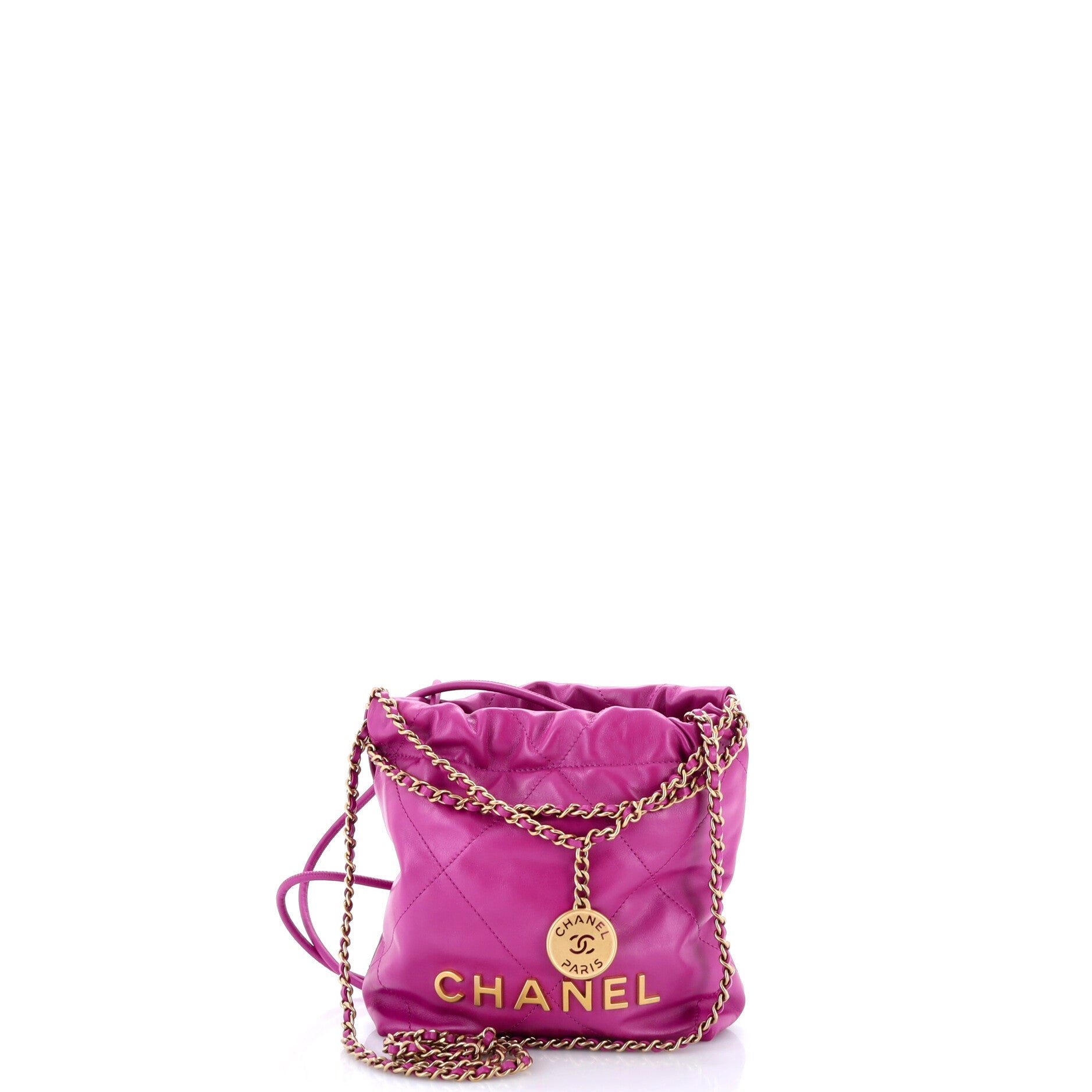 22 Chain Hobo Quilted Calfskin Mini