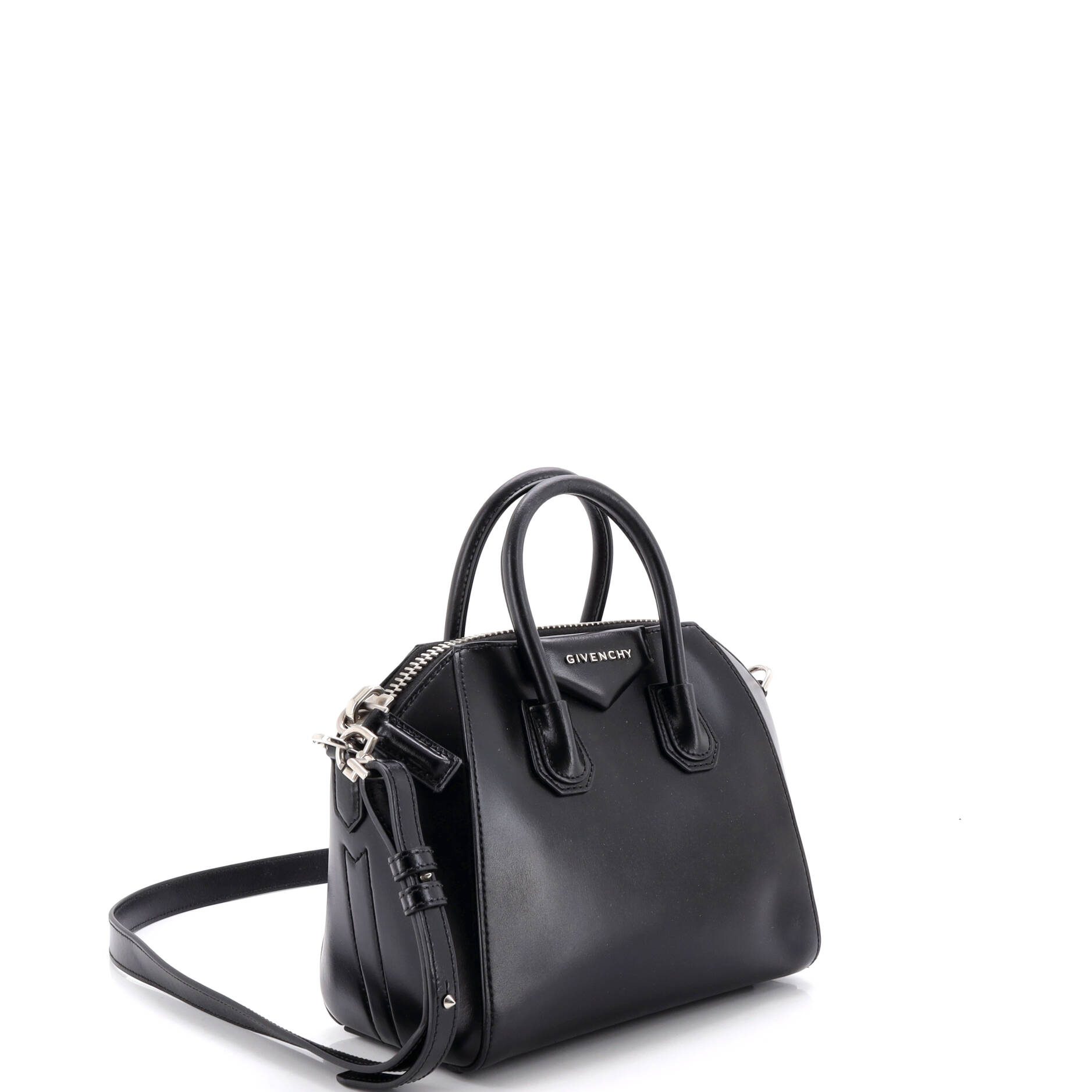 Antigona Bag Glazed Leather Mini
