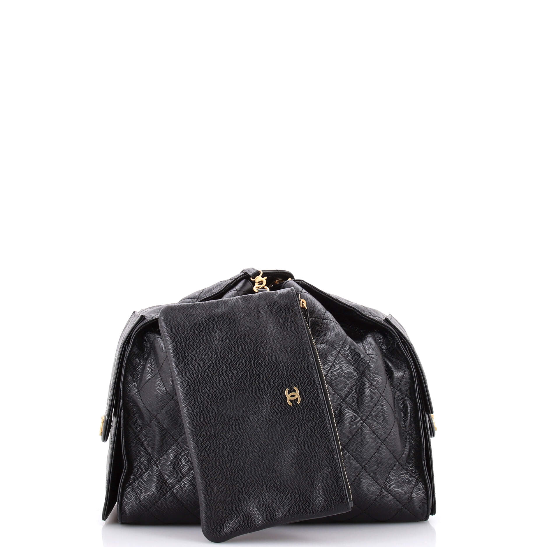 25 Hobo Bag Quilted Caviar Medium