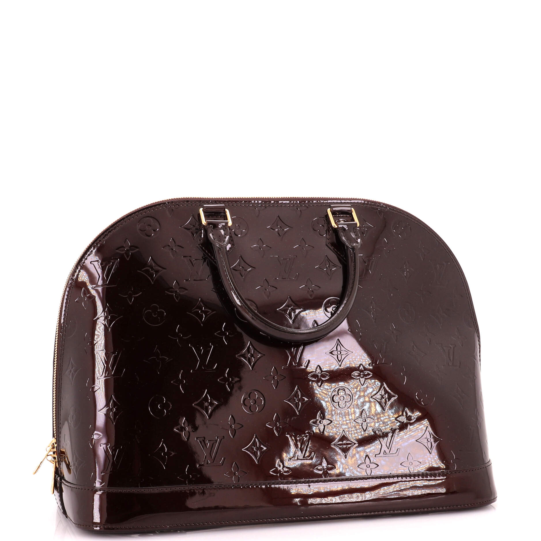 Alma Handbag Monogram Vernis GM