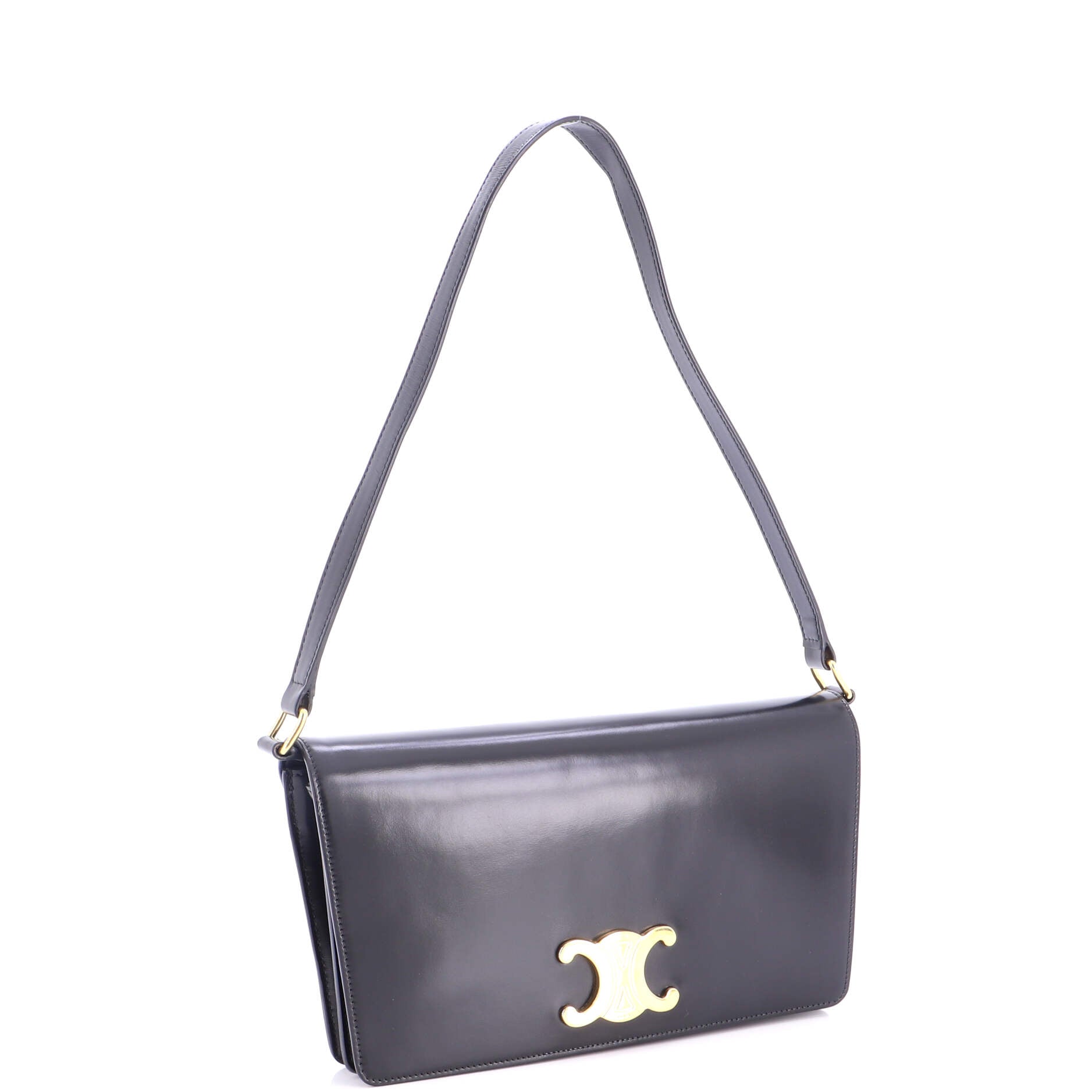 Trapeze Triomphe Shoulder Bag Smooth Calfskin