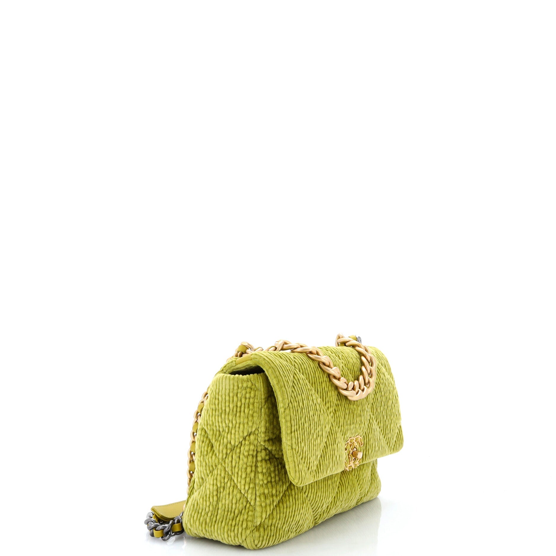 19 Flap Bag Quilted Corduroy Medium
