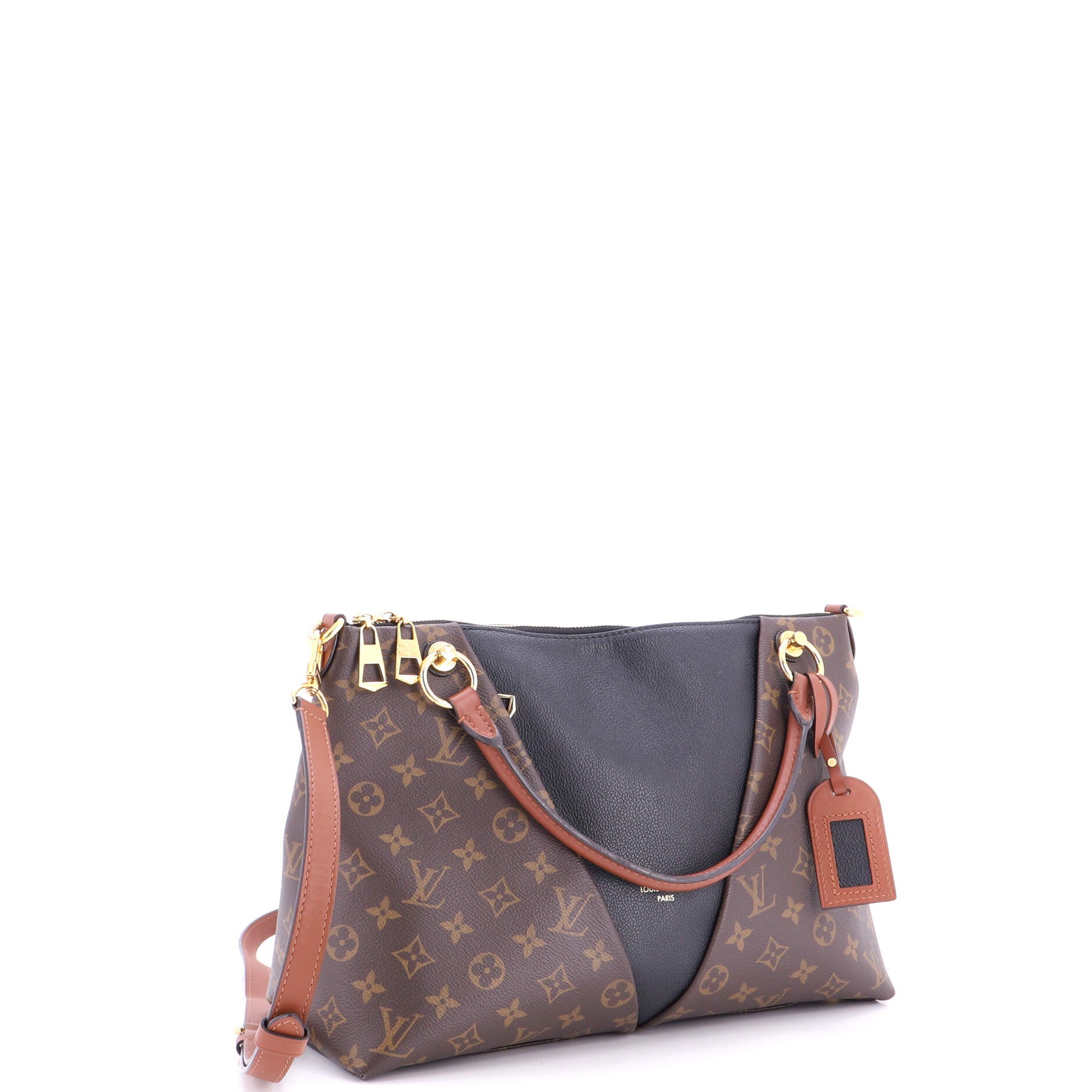 V Tote Monogram Canvas and Leather MM