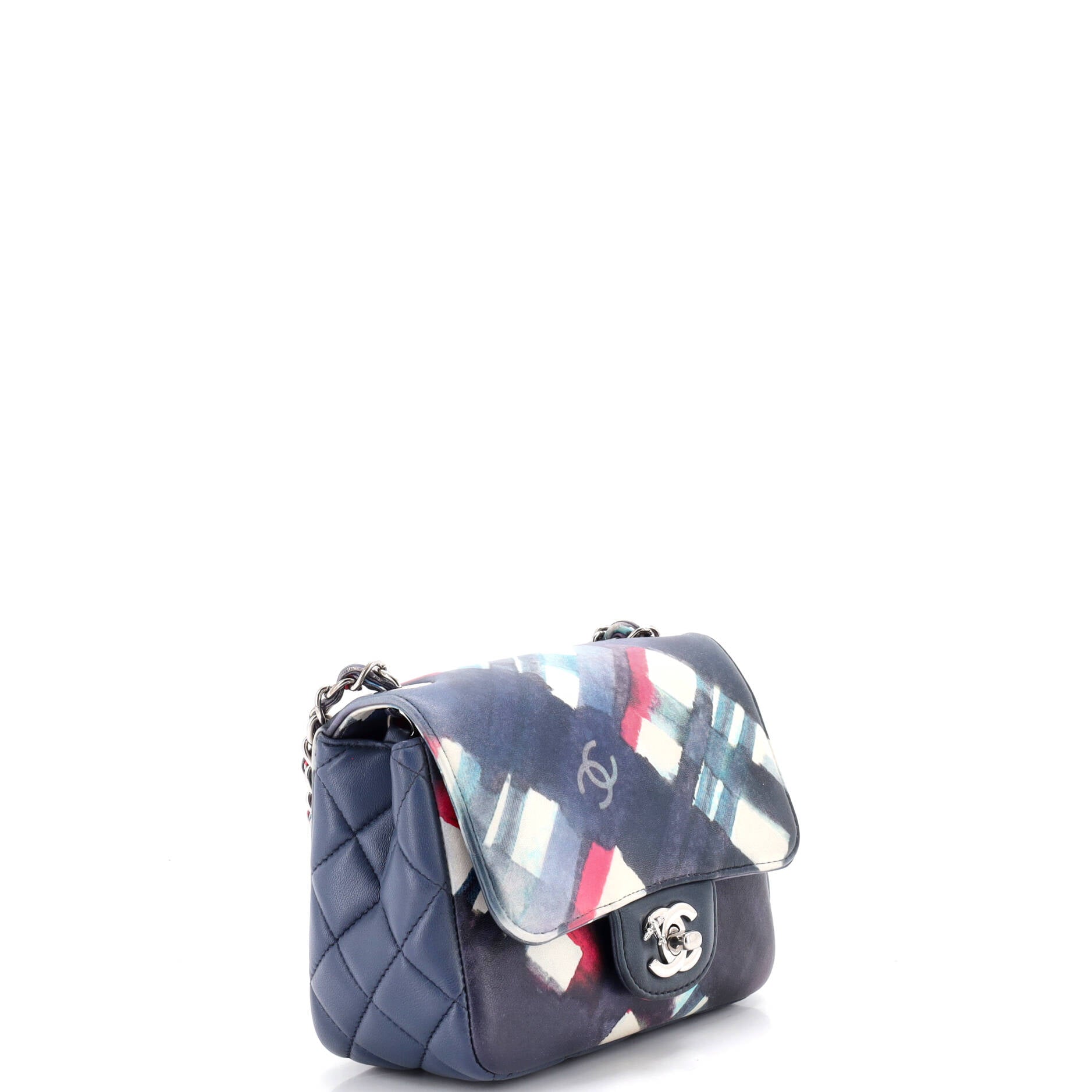 Airlines CC Flap Bag Printed Leather Mini