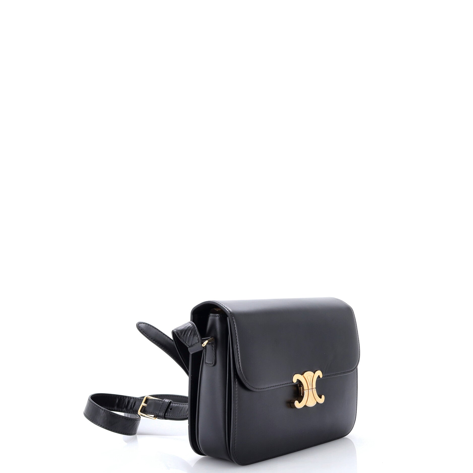 Triomphe Shoulder Bag Smooth Calfskin Large
