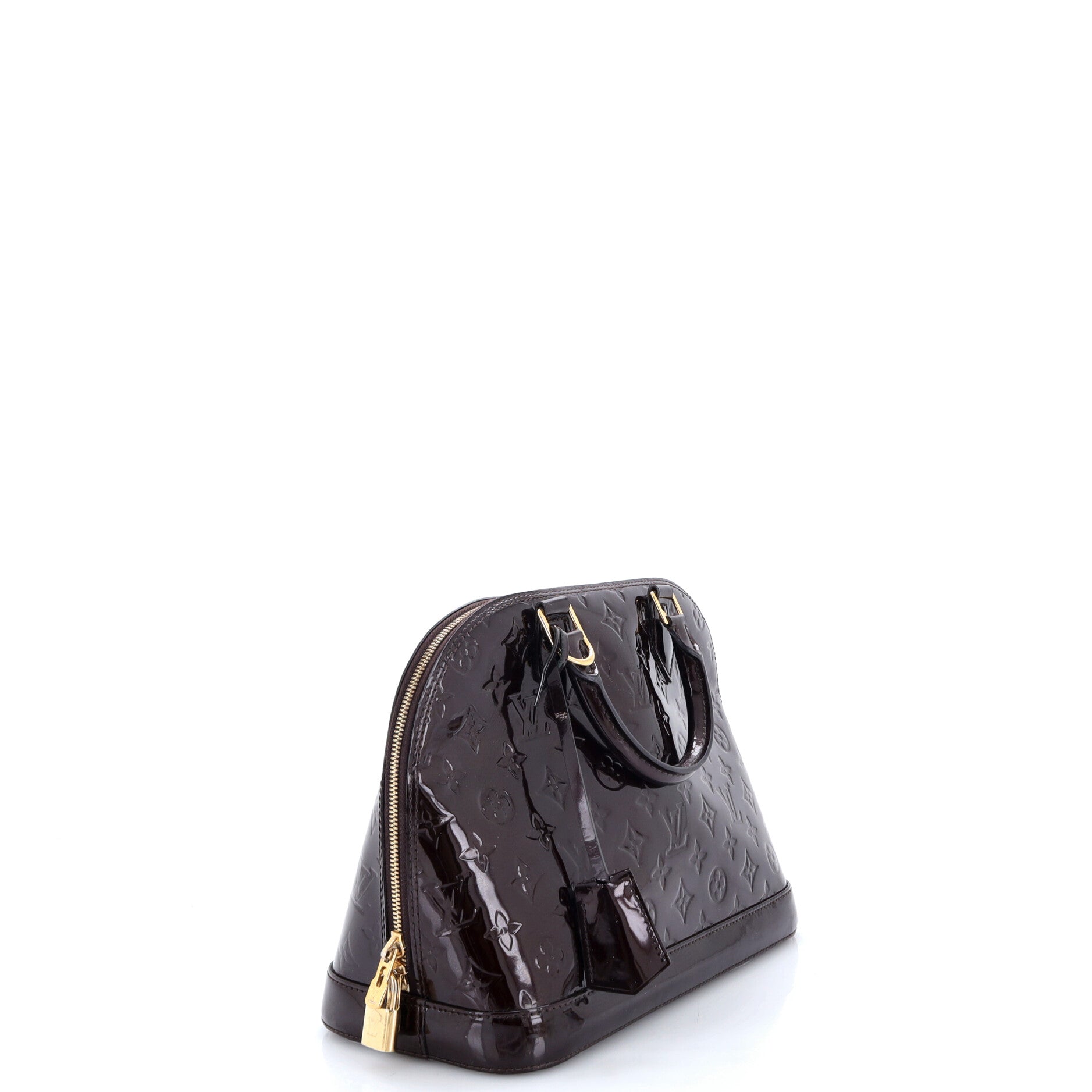 Alma Handbag Monogram Vernis PM