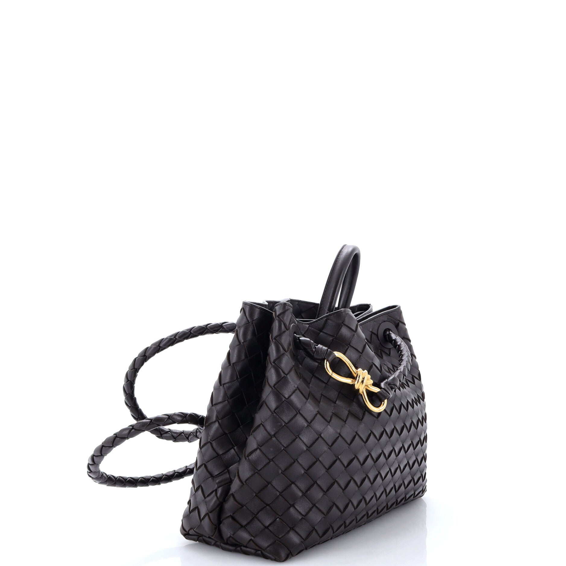 Andiamo Top Handle Bag Intrecciato Nappa Medium