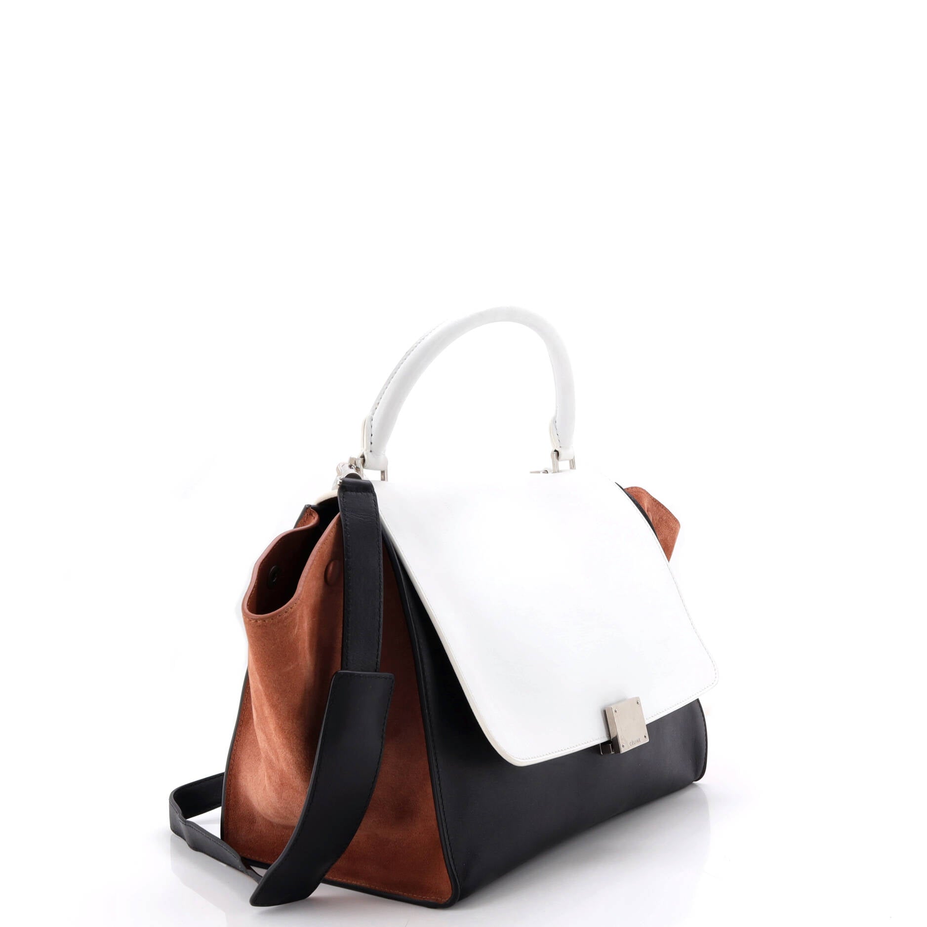 Tricolor Trapeze Bag Leather Medium