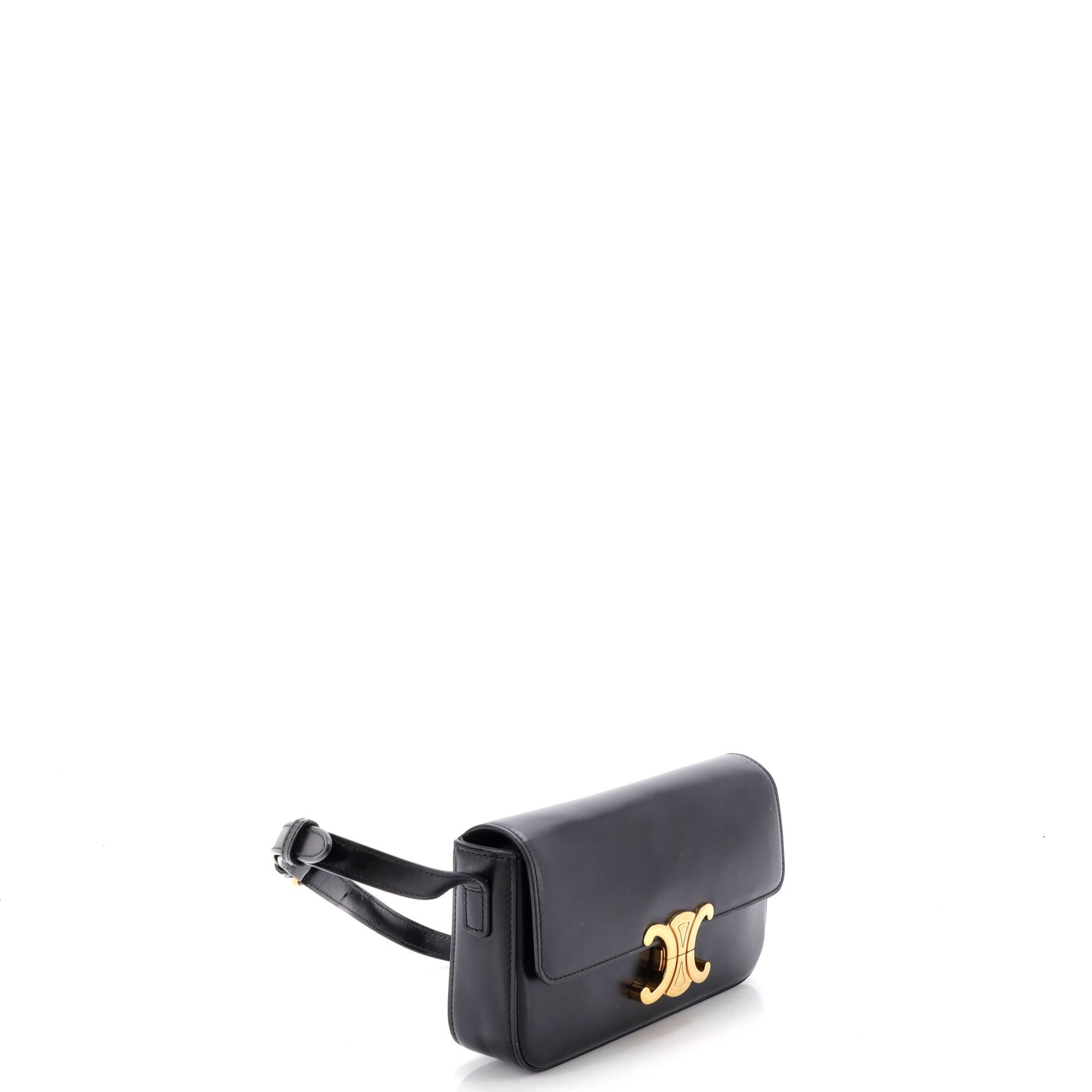 Triomphe East-West Shoulder Bag Smooth Calfskin