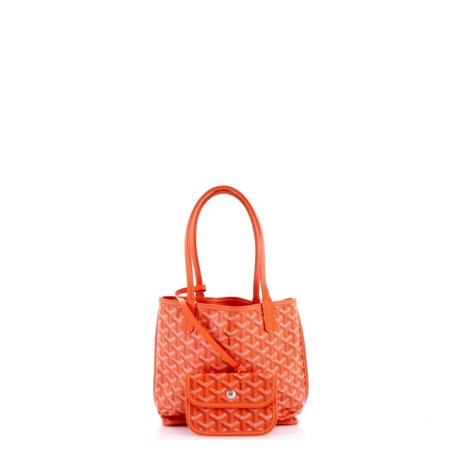 Anjou Reversible Tote Coated Canvas Mini